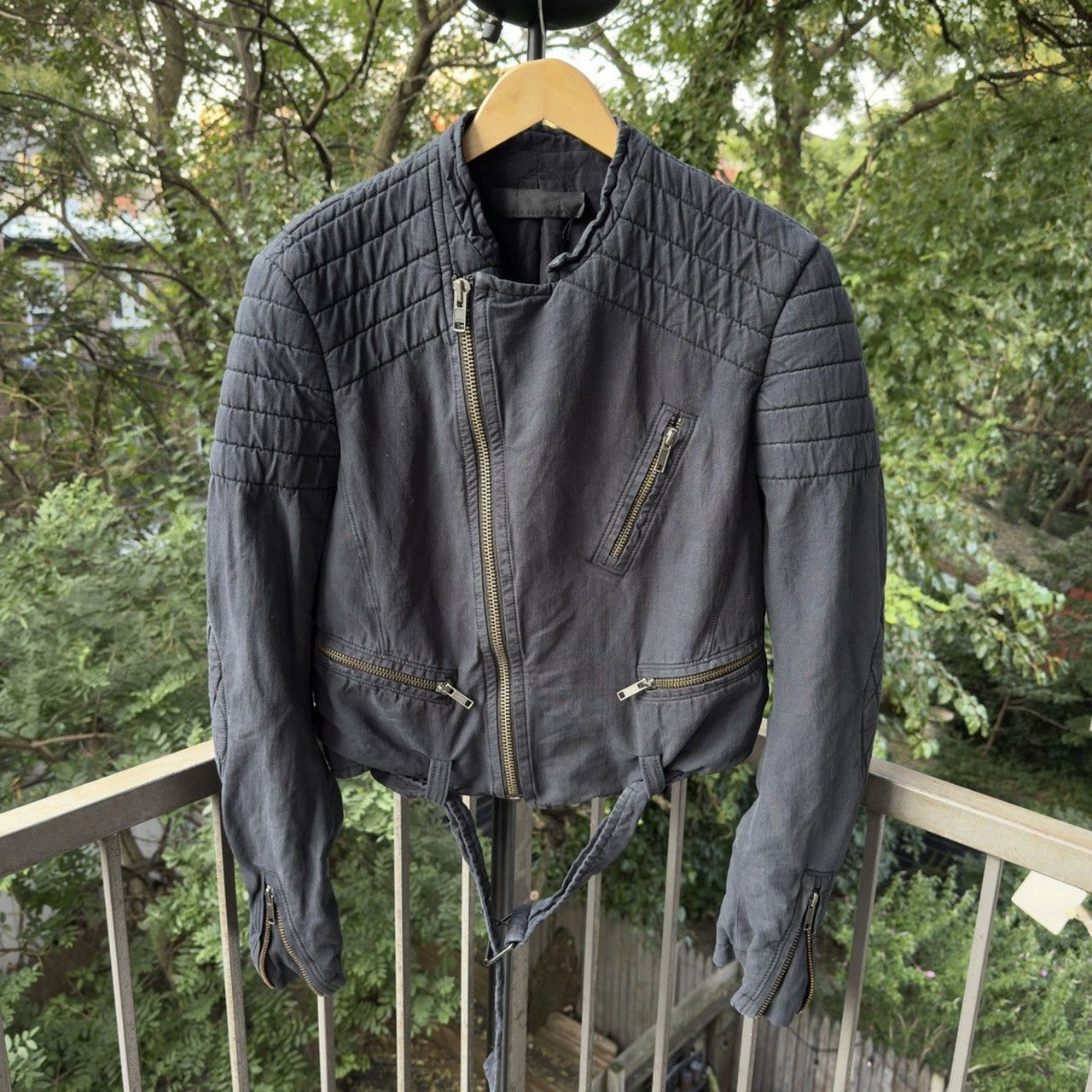 Haider Ackermann SS17 Structural Biker Moto Jacket