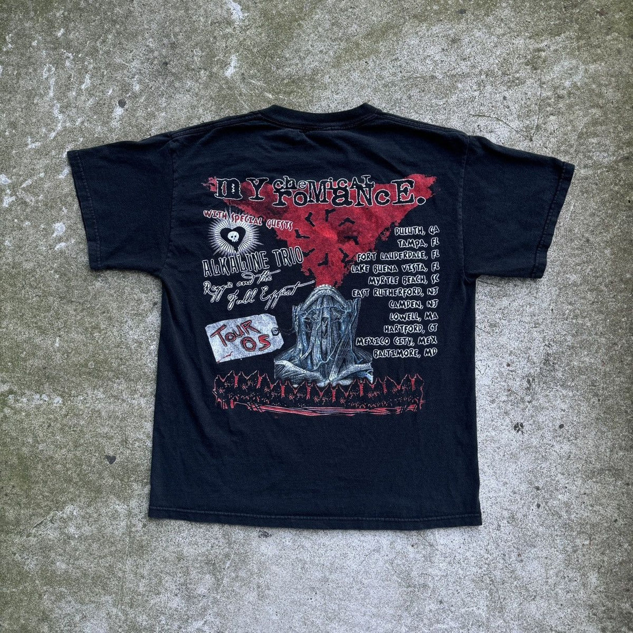 2005 マイ・ケミカル・ロマンス ツアーTシャツ