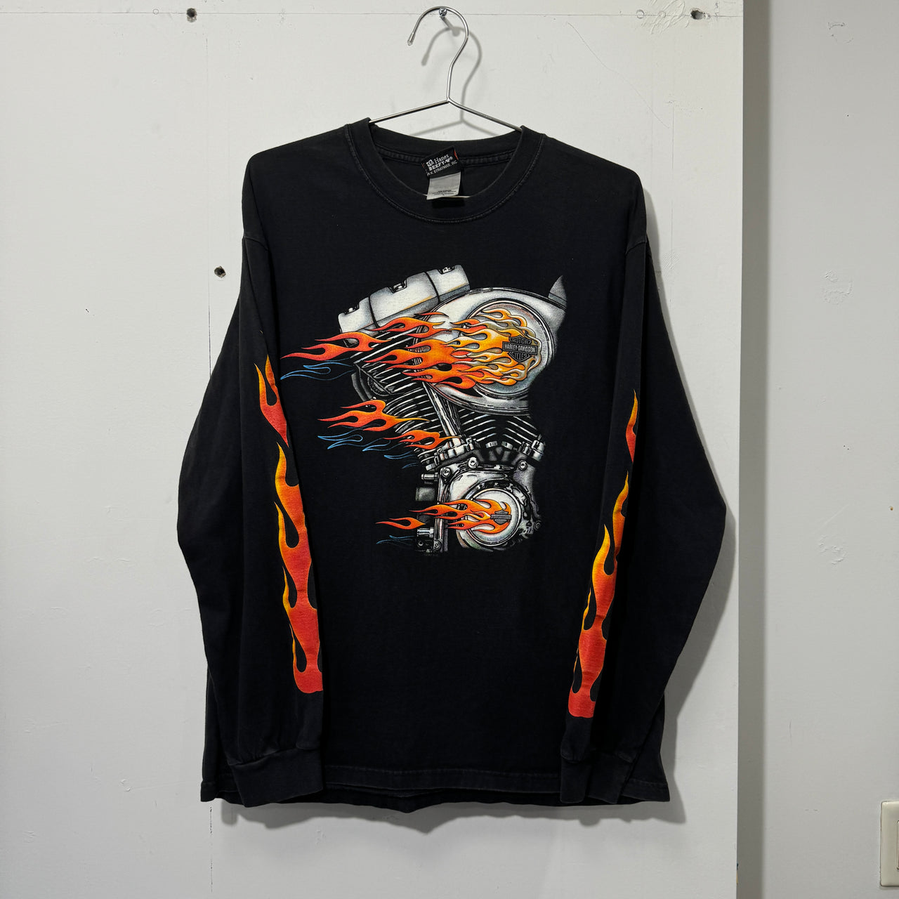 2000s Harley Davidson V-Twin Flame Longsleeve