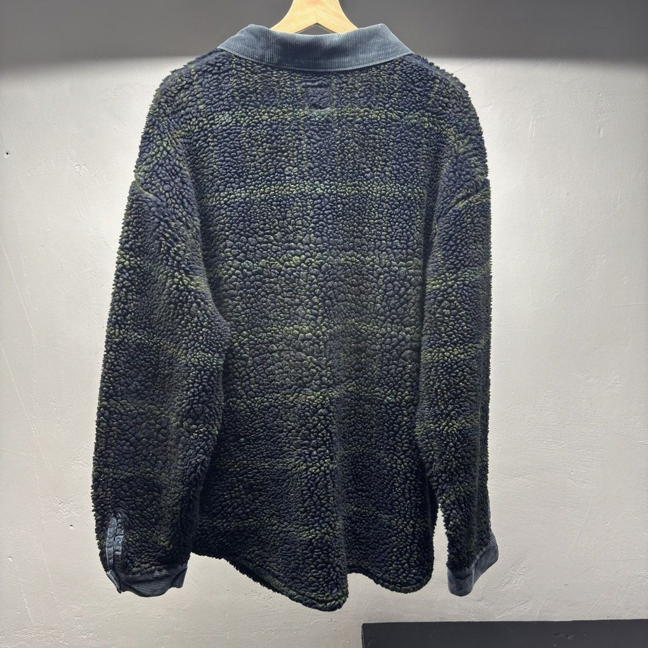 1990s Levi's Silvertab Grunge Plaid Deep Pile Fleece