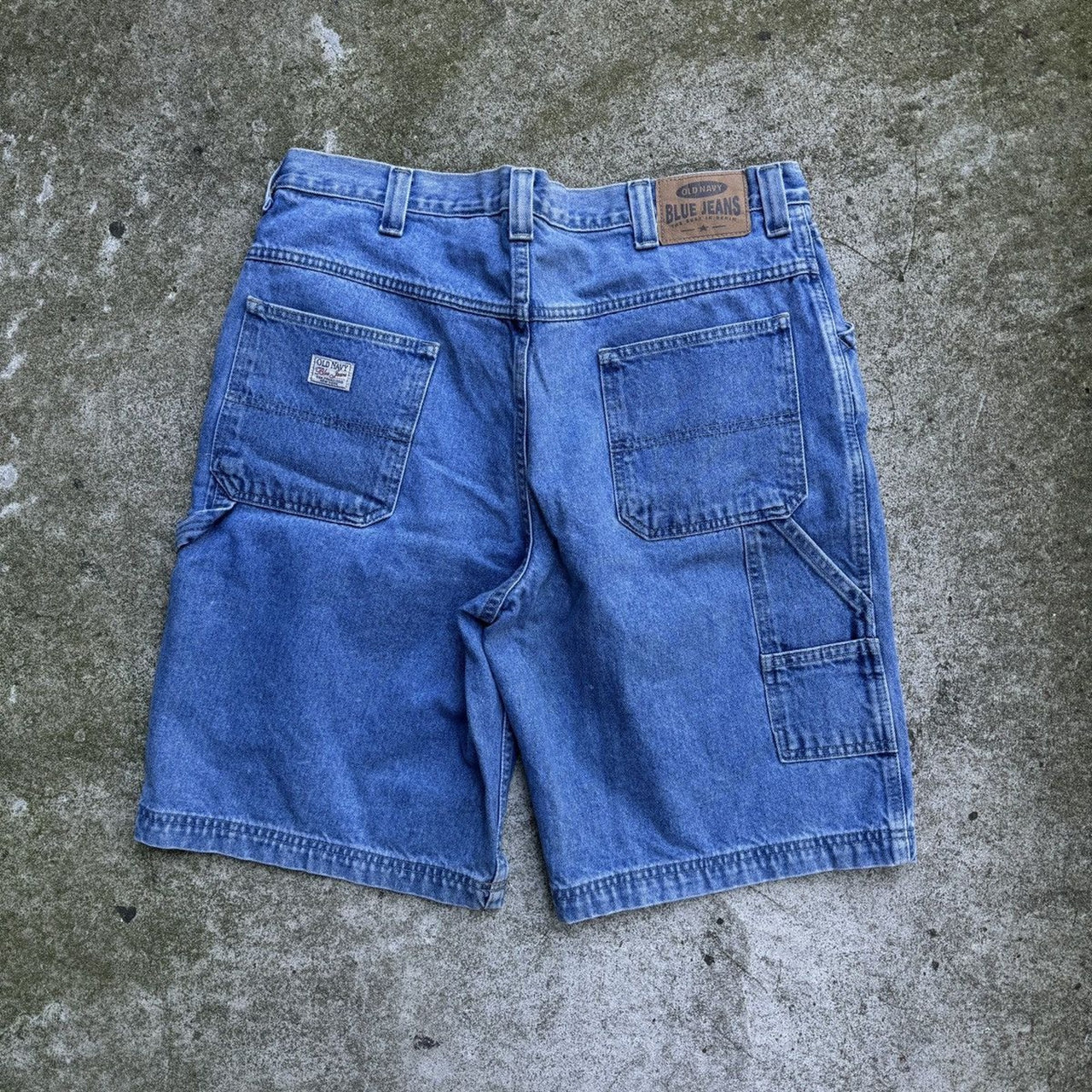2000s Y2K Old Navy Baggy Denim Skater Jean Shorts Jorts