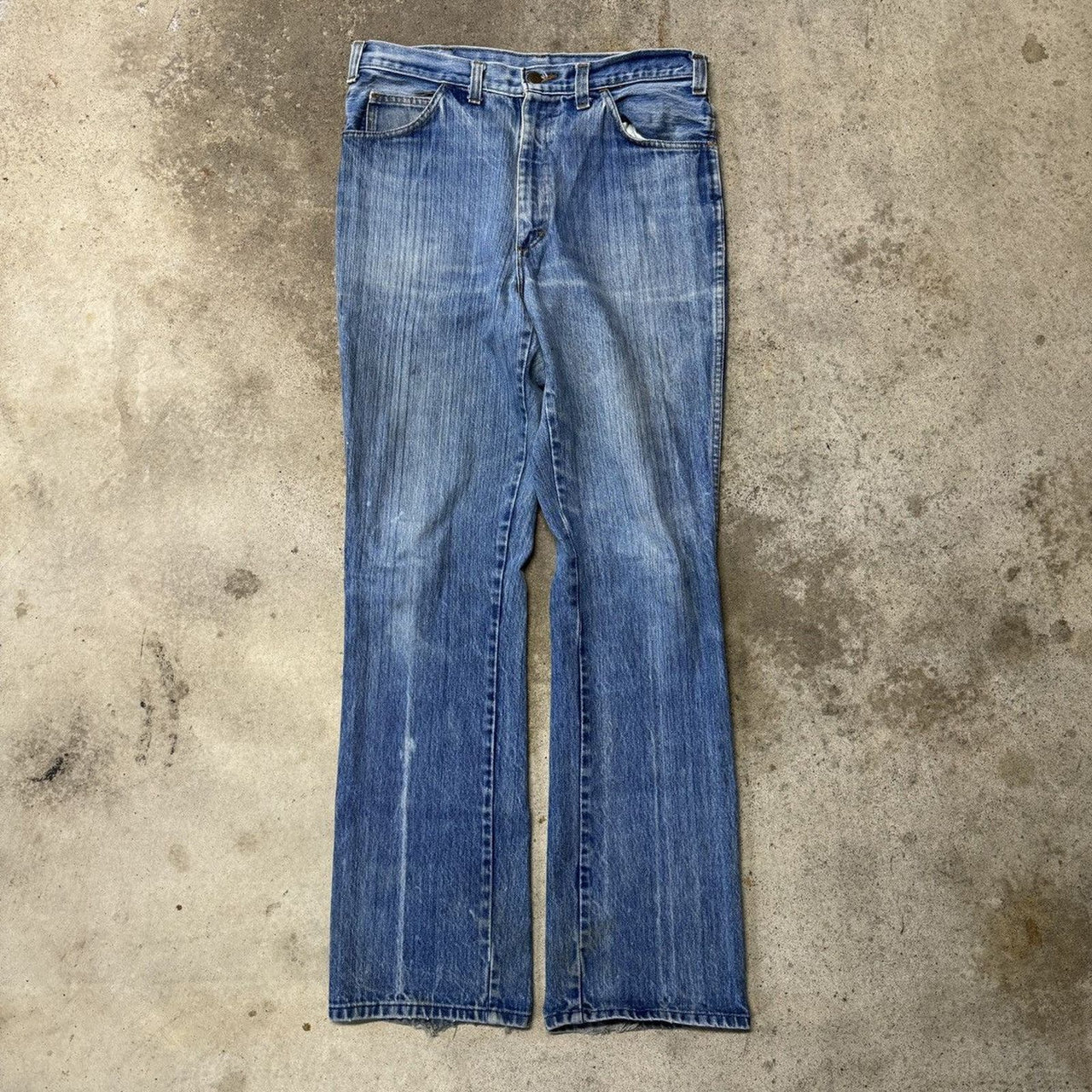 1970s Dickies Bootcut Flare Jeans Thrashed