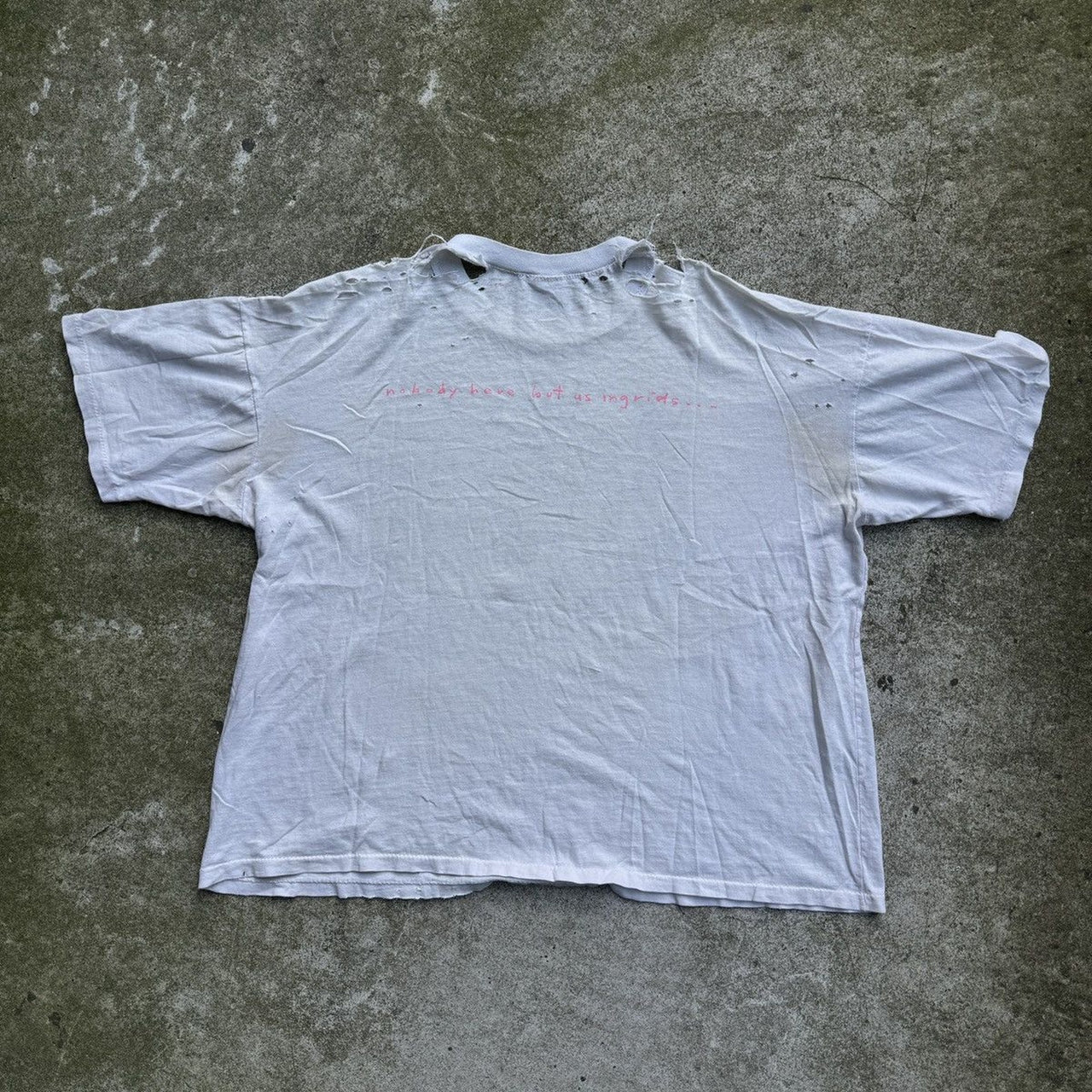 1988 Thrashed Jane Siberry Ingrids Tour Tee