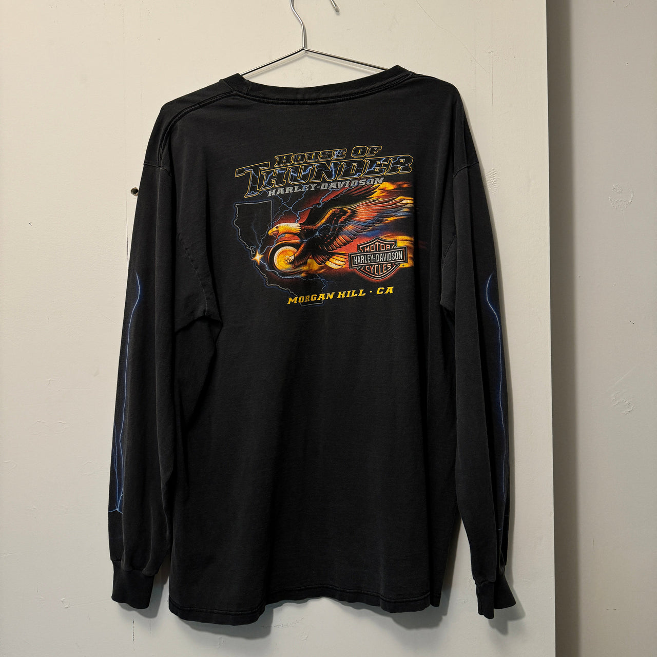 2000s Harley Davidson Lightning Pocket Longsleeve