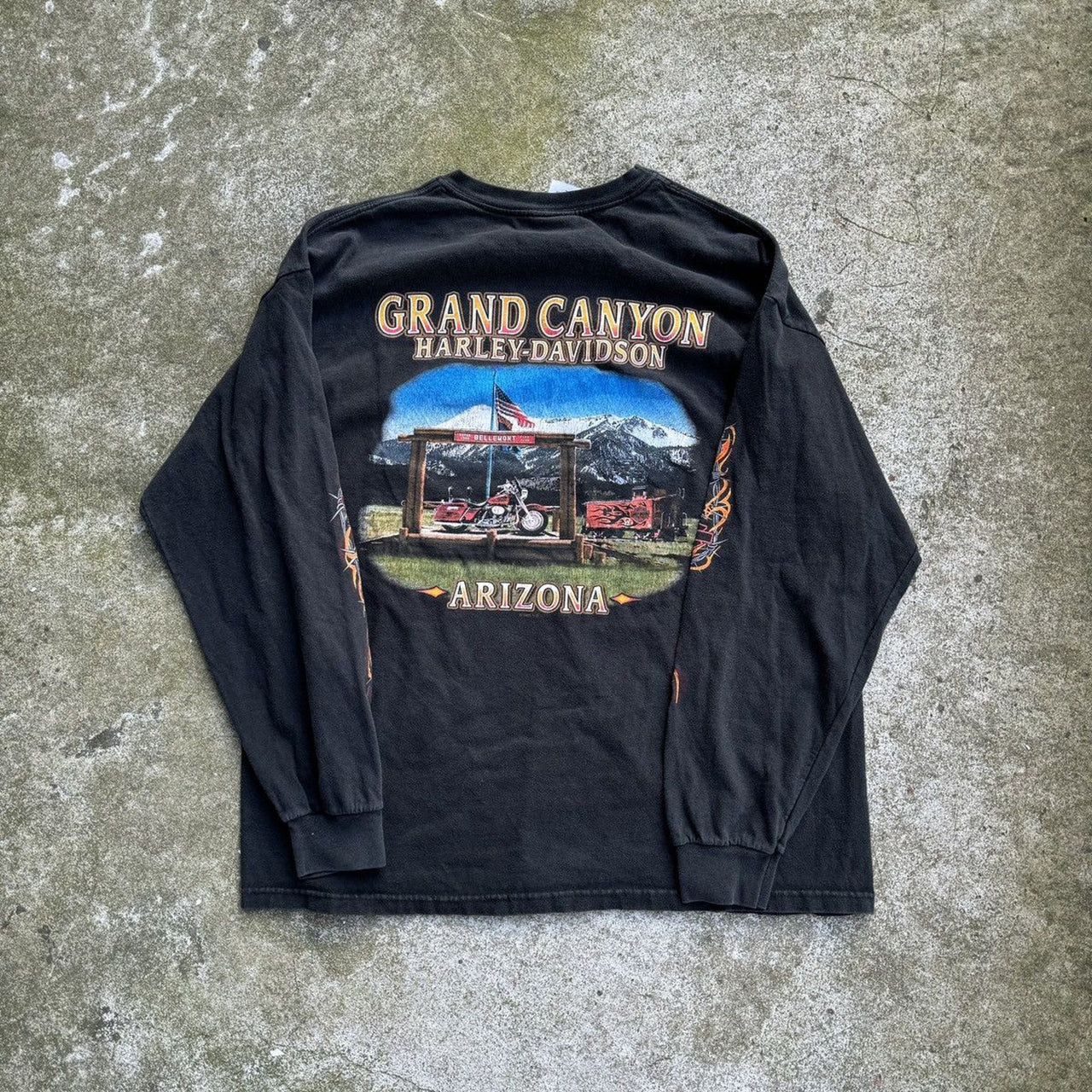 2000s Harley Davidson Wire Flame Longsleeve