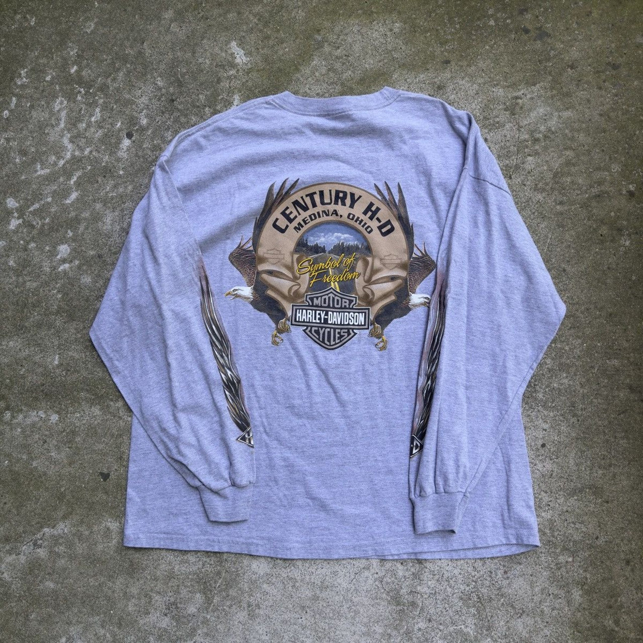 2000s Harley Davidson Flame Longsleeve