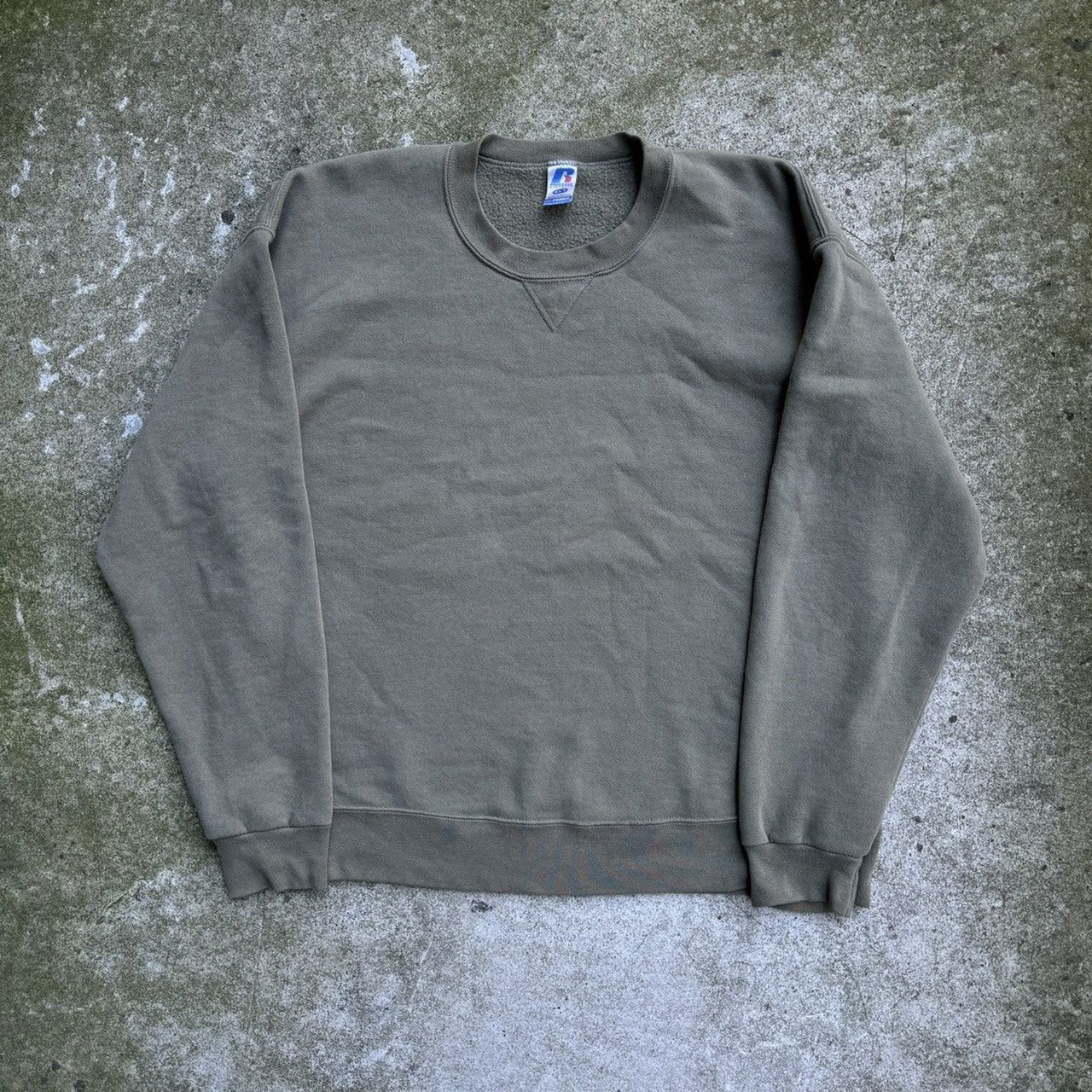 Sudadera con cuello redondo Russell Athletic de los años 2000