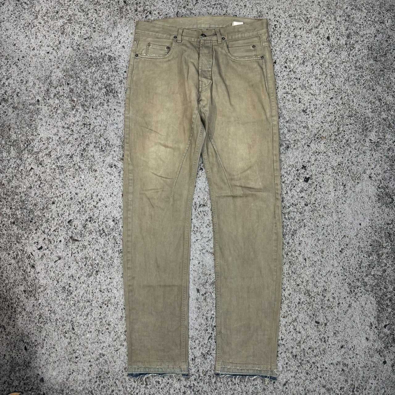 Rick Owens FW07 Exploder Dust Wash Detroit Cut Jeans