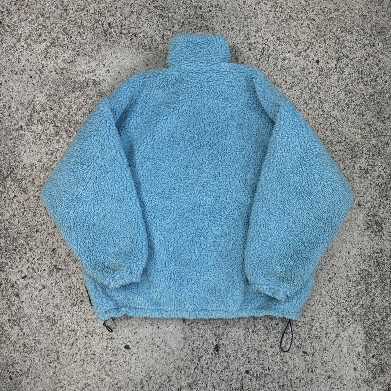 Balenciaga Oversized Baby Blue Teddy Fleece
