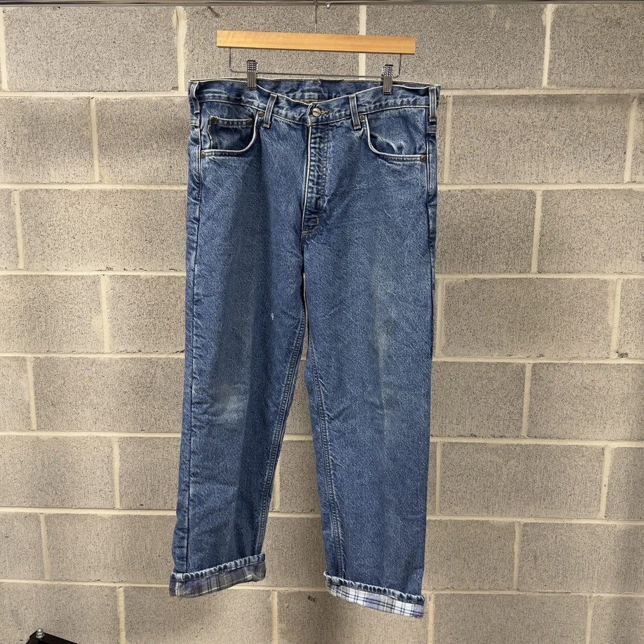 2000s Carhartt Faded Blanket Lined Work Jeans