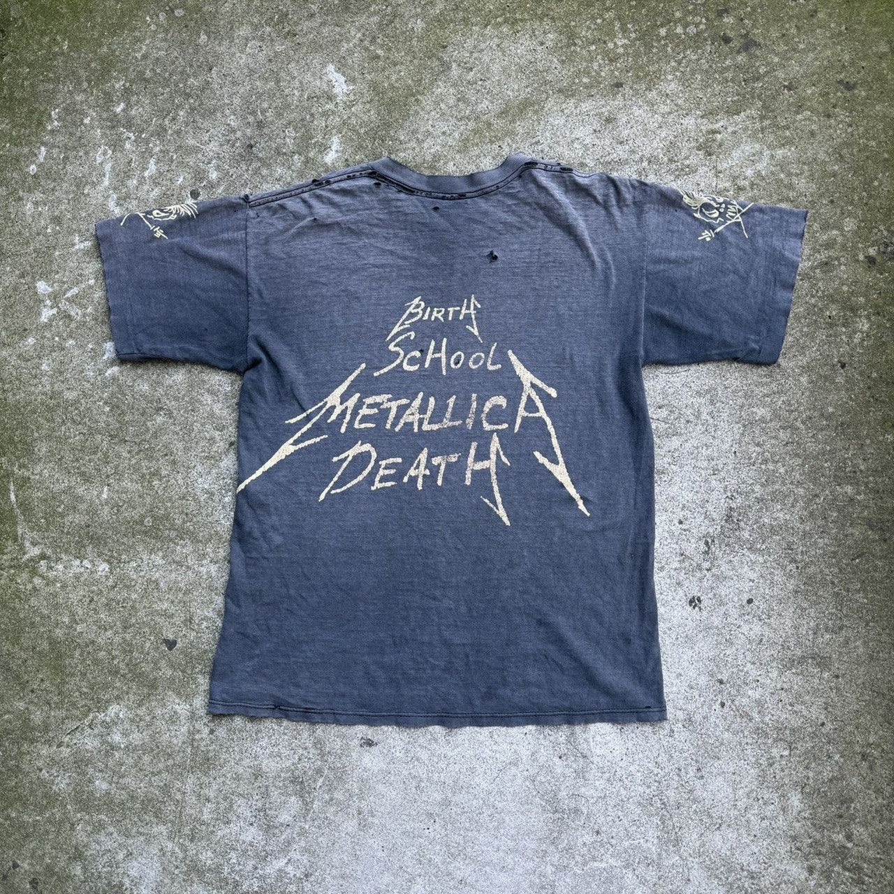 1990年代 メタリカ バーススクール デス スラッシュTシャツ