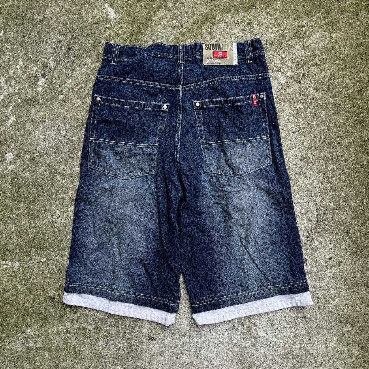 2000s Y2K Southpole Baggy Denim Jean Shorts
