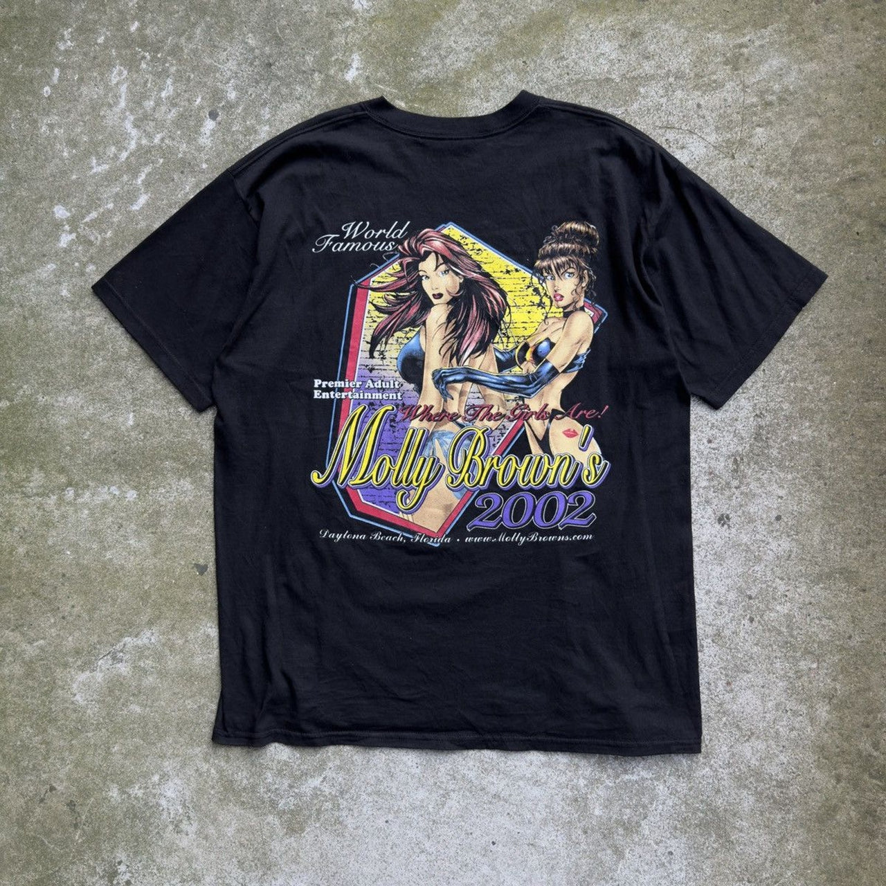 2000年代 デイトナビーチ モリー・ブラウンのストリップクラブTシャツ