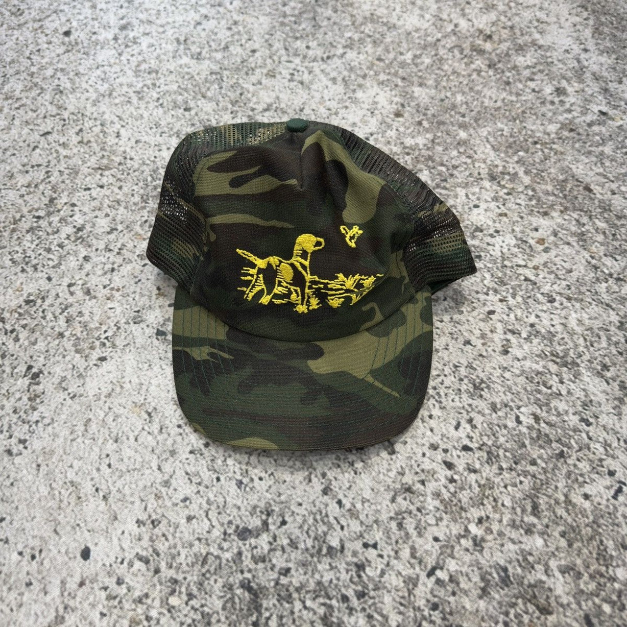 1980s Camo Hunting Mesh Trucker Hat