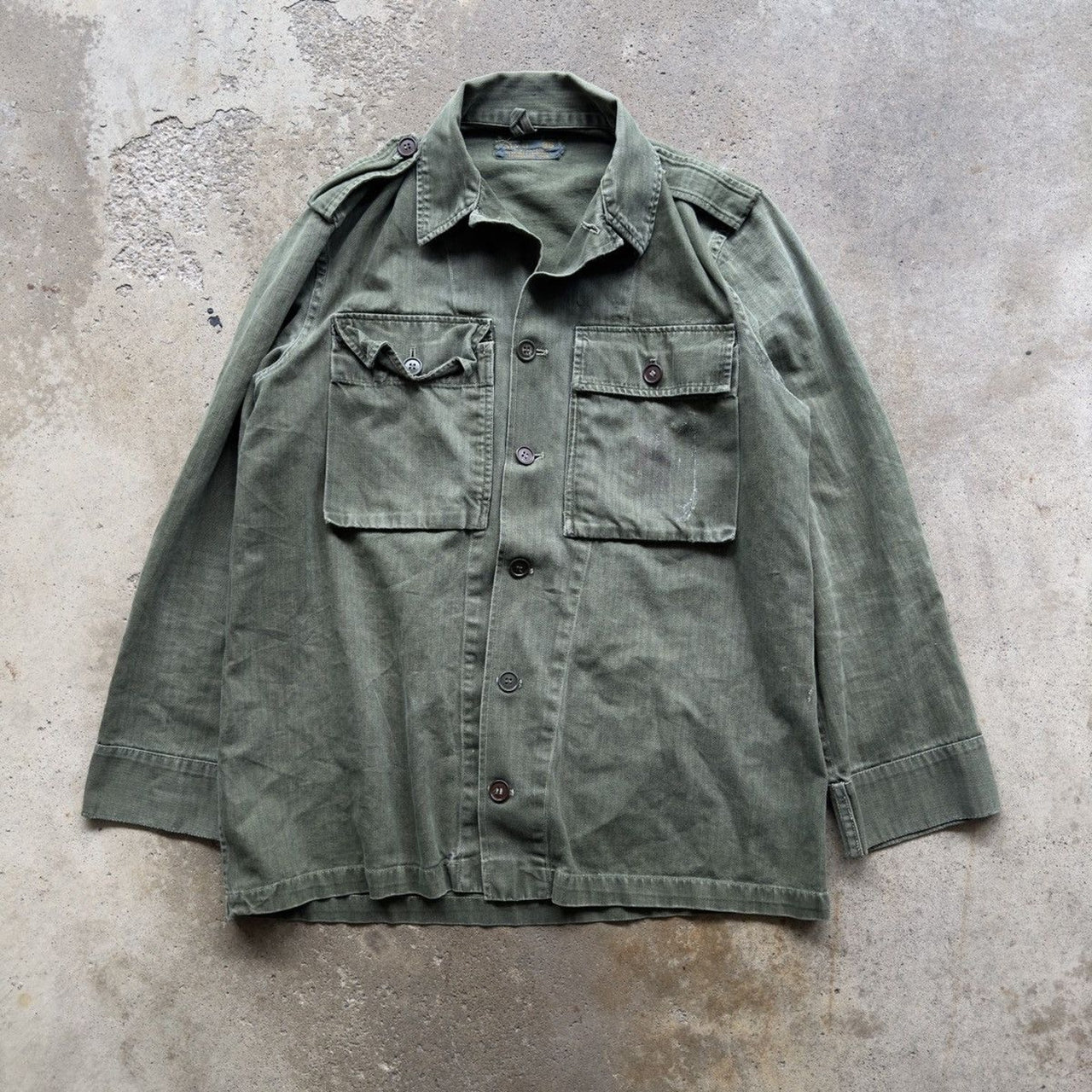 1960s HBT Vietnam Fatigue Shirt