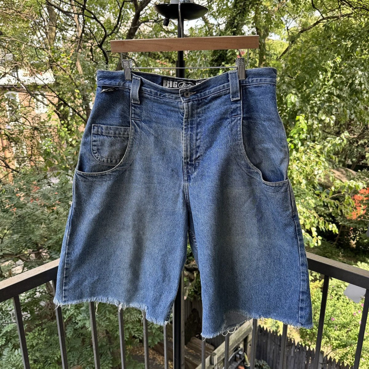 1990s Jnco Big Rig Denim Jean Shorts