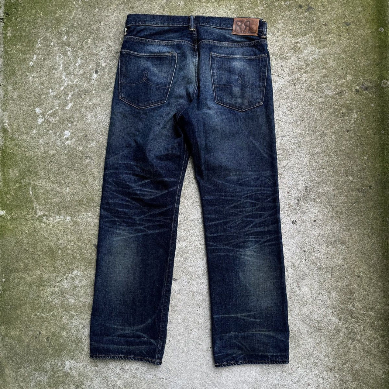 RRL VINTAGE 5 POCKET JAPANESE SELVEDGE DENIM GIVINS JEANS