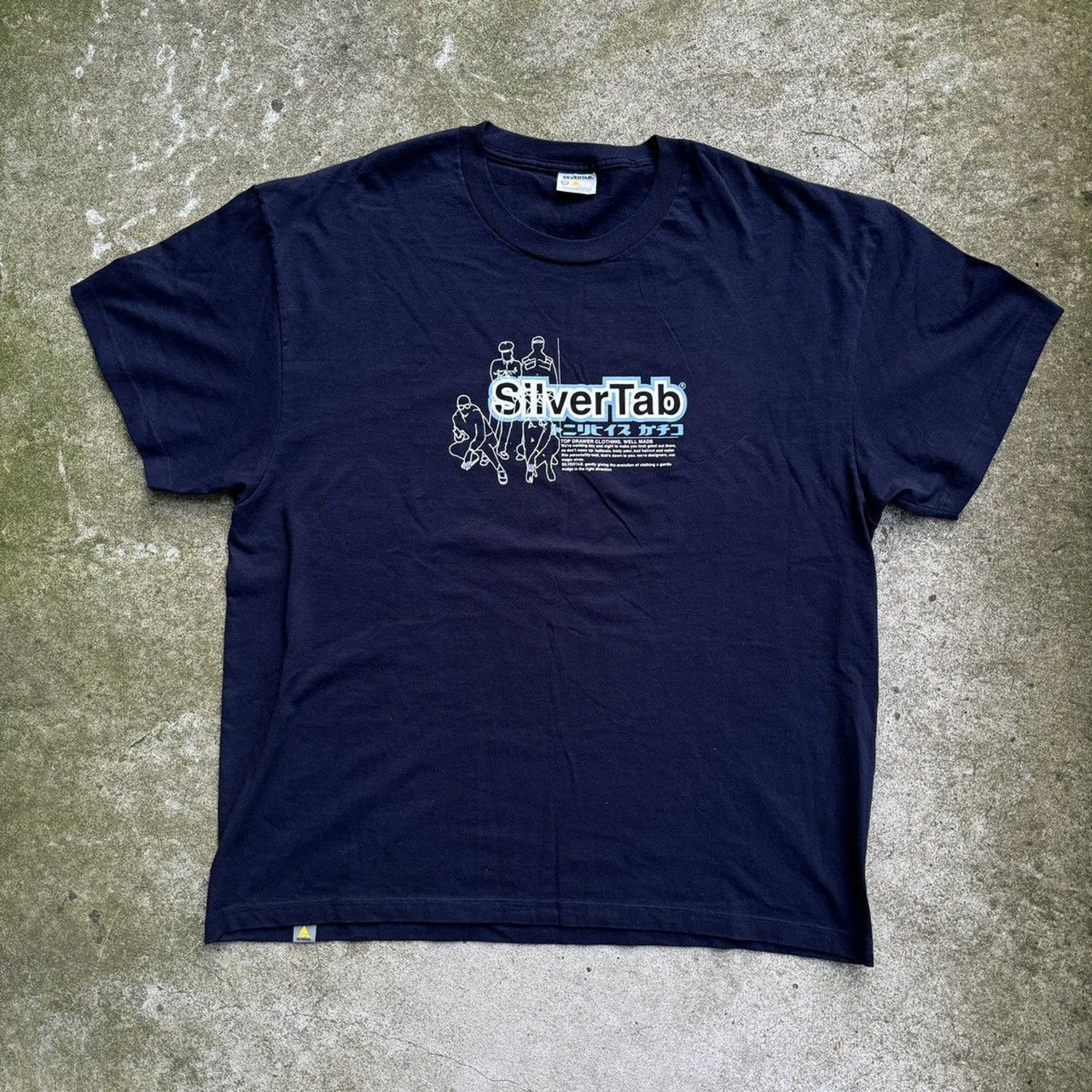 2000年代 Y2K リーバイス シルバータブ Tシャツ
