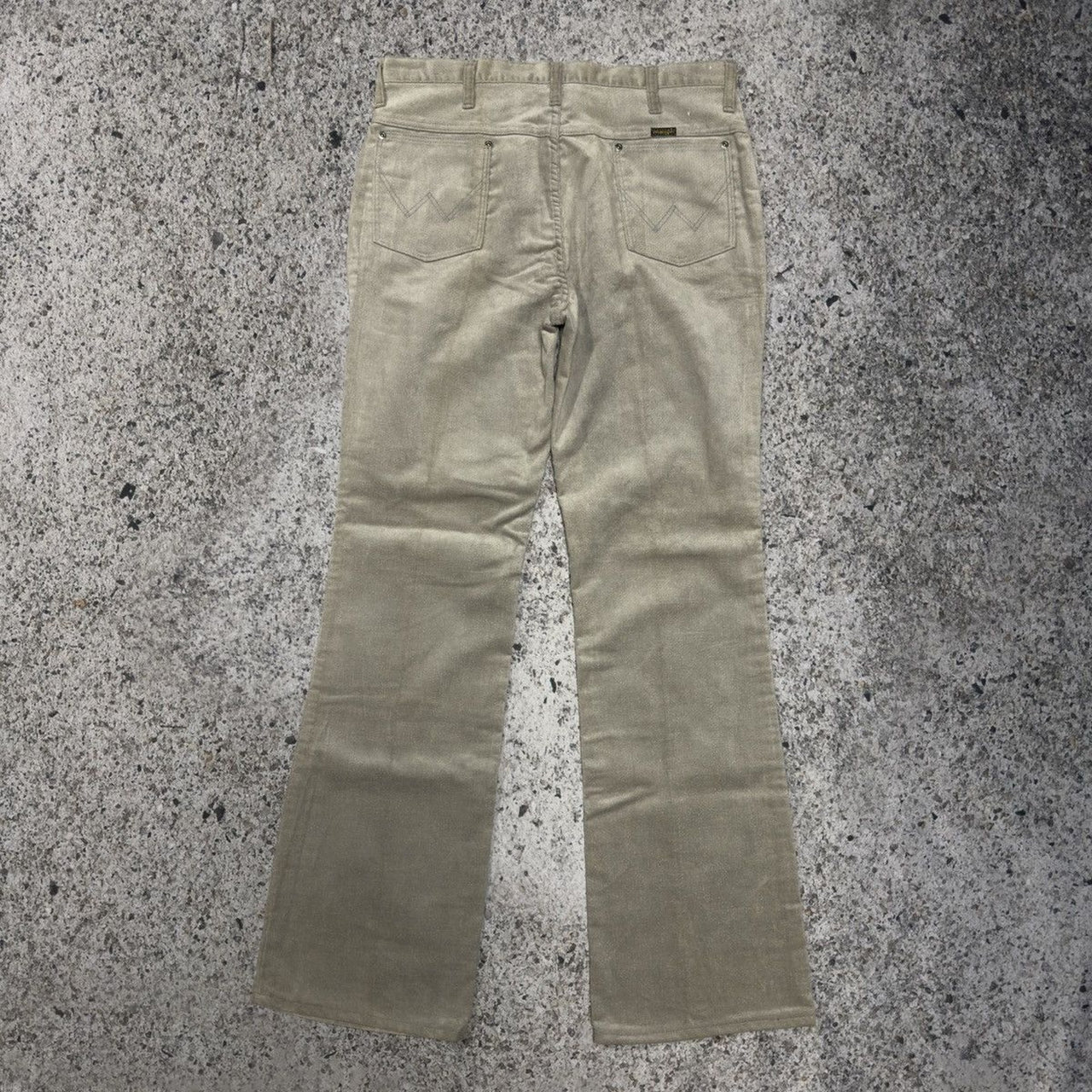 1970年代のラングラー モールスキン ベルボトム フレアパンツ