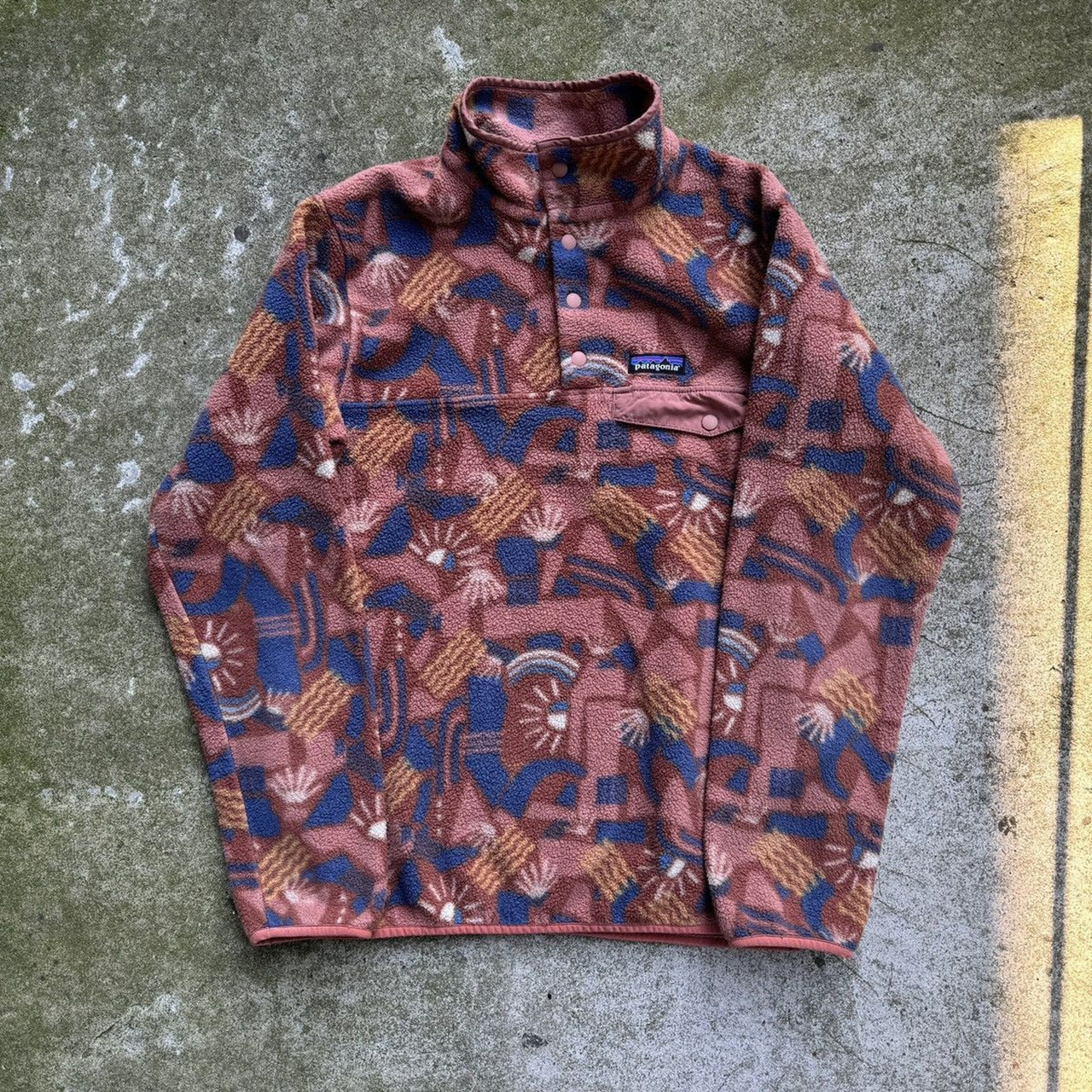 Polar PATAGONIA SYNCHILLA SNAP CANYON BLOCK BIG SISU