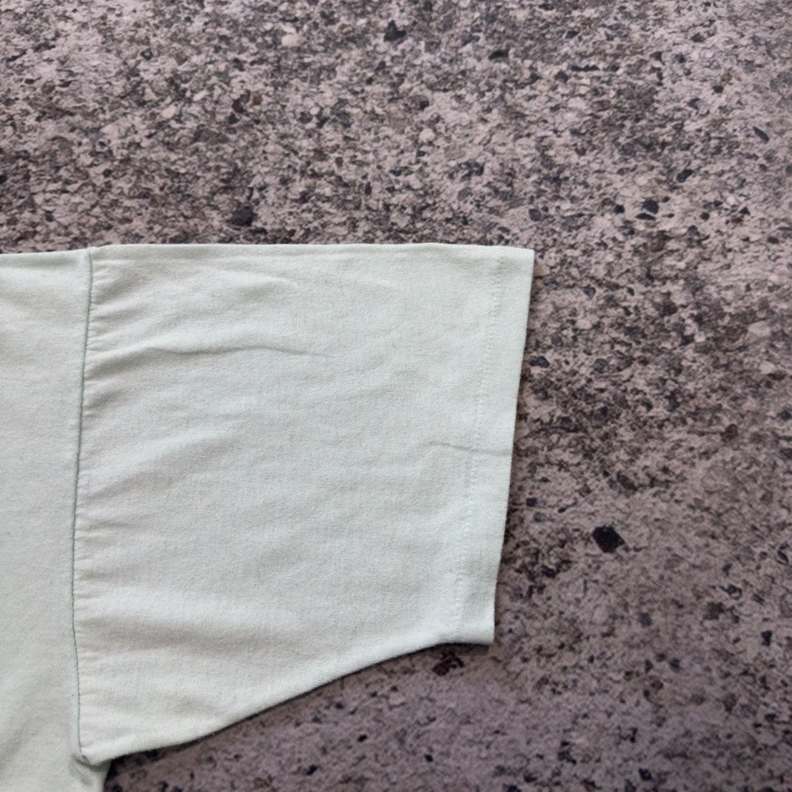 vintage 90s blank white single stitch made in usa pocket tee shirt