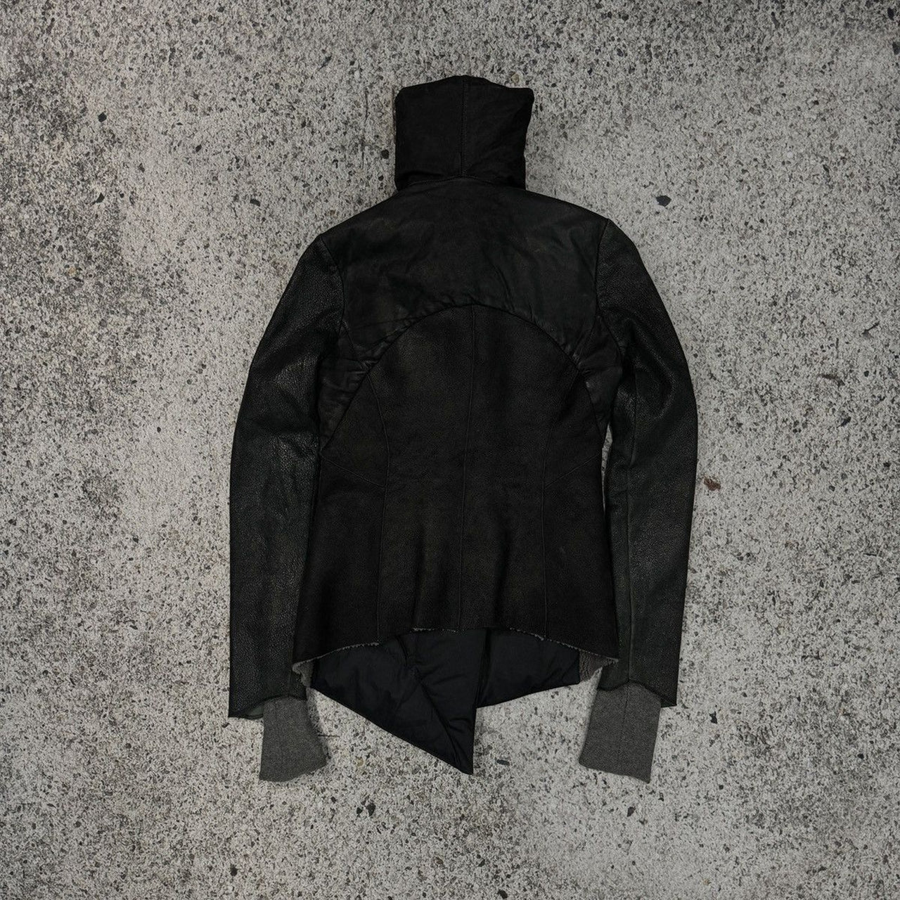 Isaac Sellam Experience Lambskin Leather Down Jacket