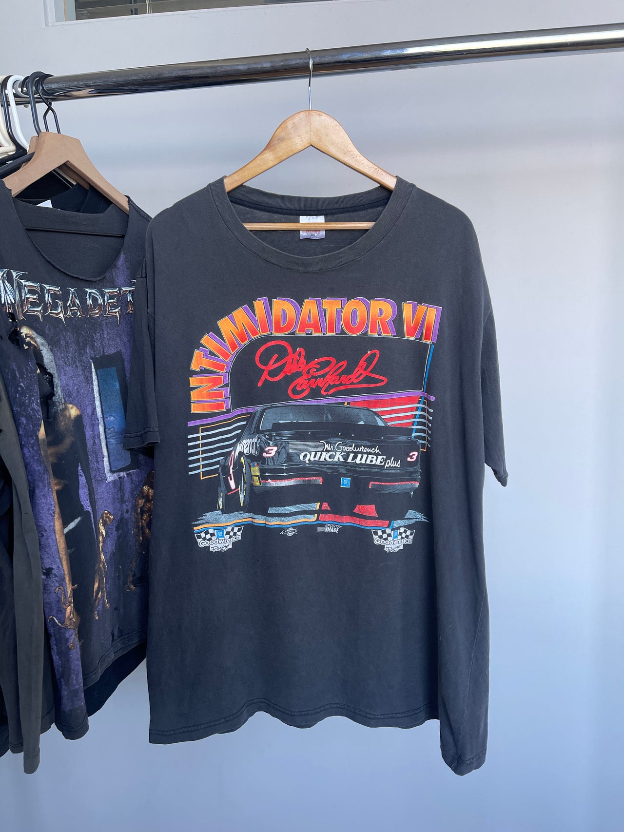 CAMISETA DE LA SERIE DE LA GIRA INTIMIDATOR DE DALE EARNHARDT DE LOS AÑOS 90