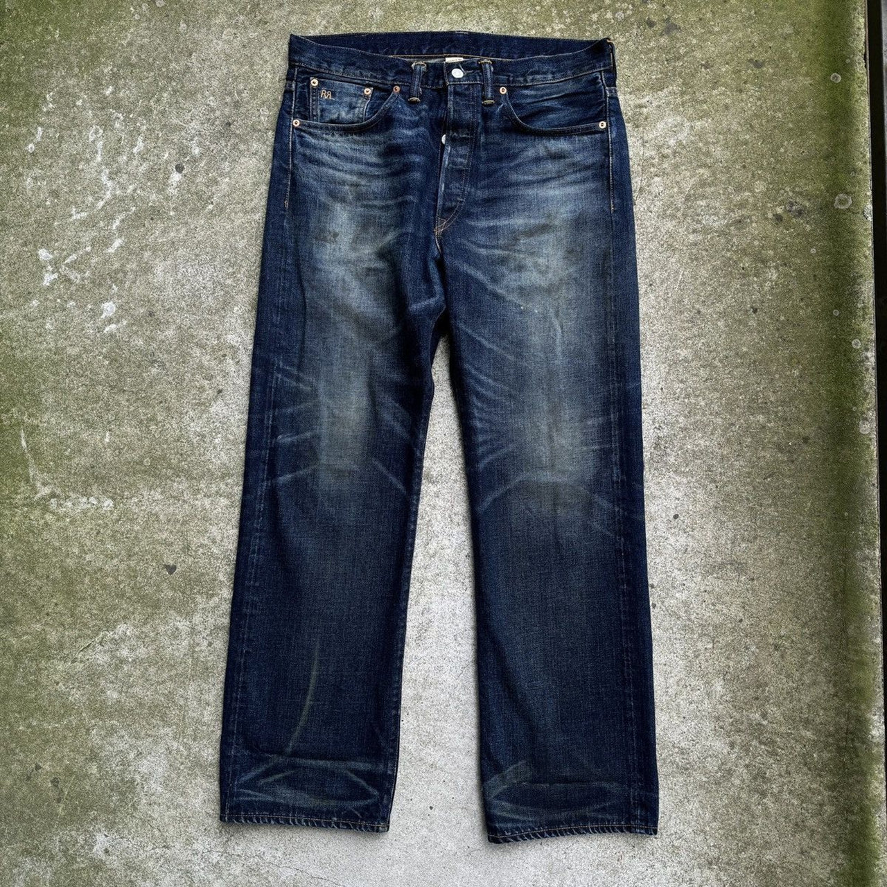 RRL VINTAGE 5 POCKET JAPANESE SELVEDGE DENIM GIVINS JEANS