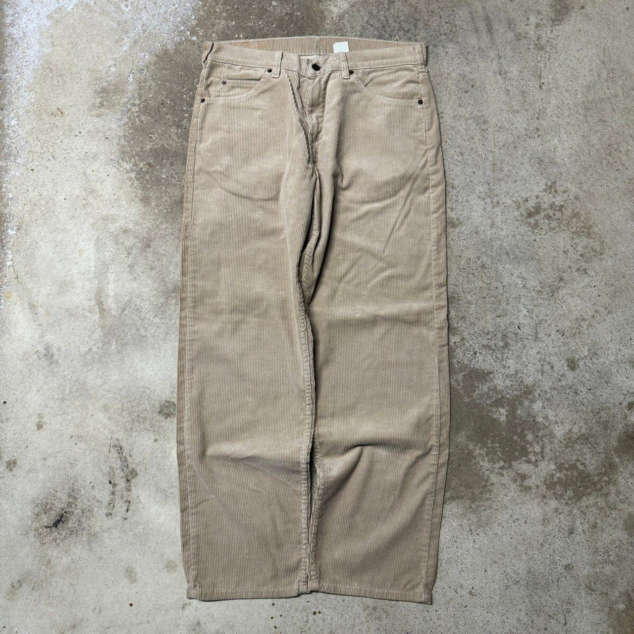 Pantalones anchos y holgados de pana Levi's 565 de la década de 1990