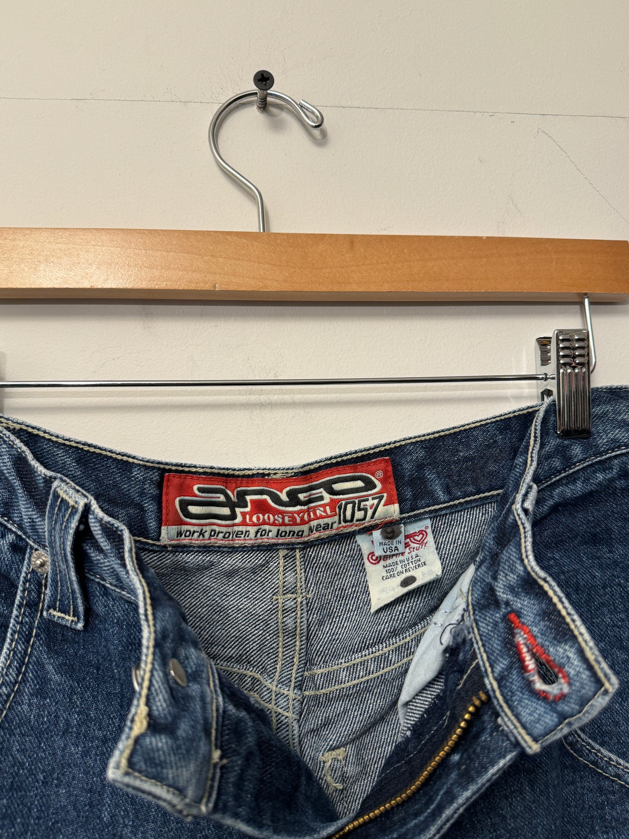 1990年代 JNCO ジーンズ ルーズィーガール 1057 ワイドレッグ バギー スケーター デニムジーンズ