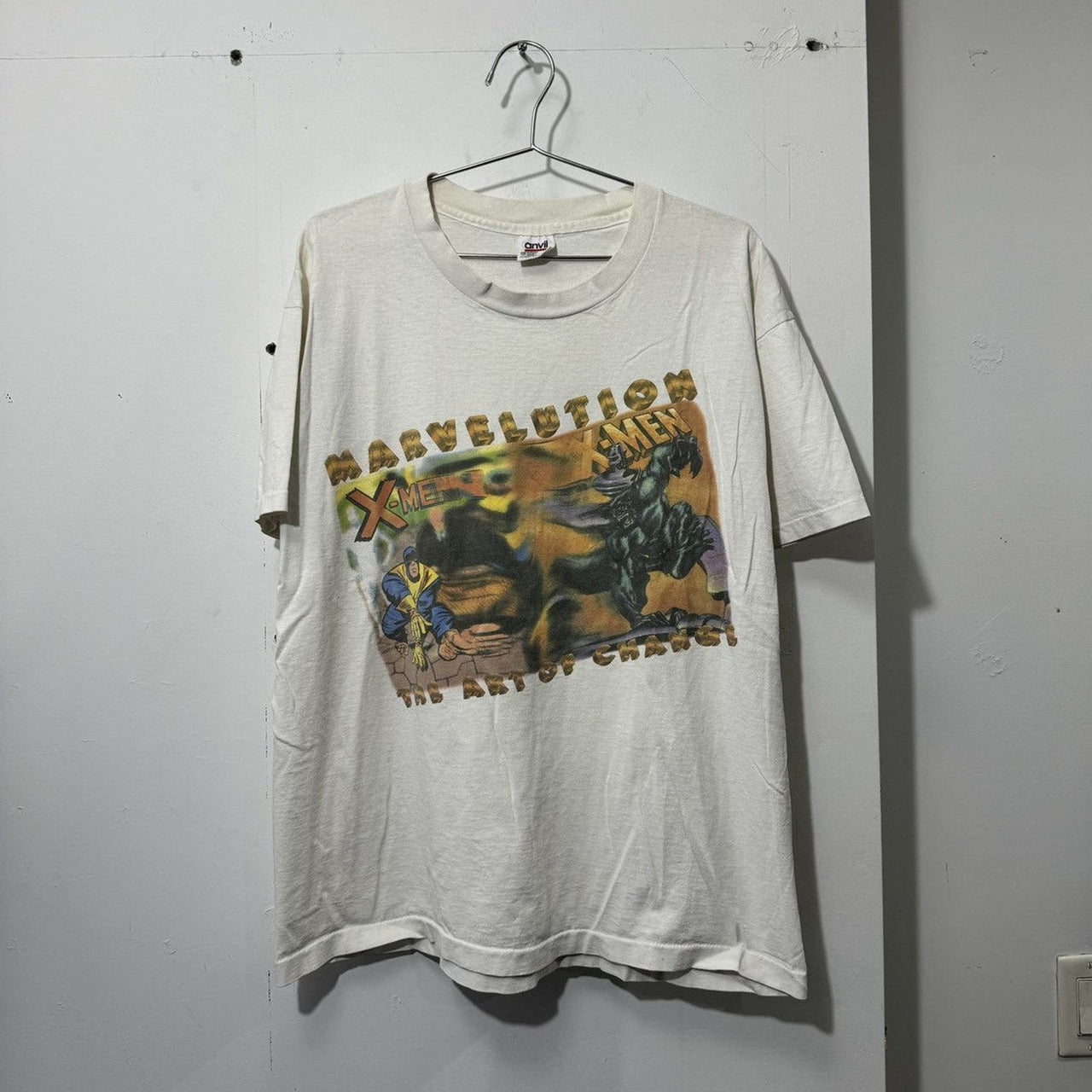 1990年代 マーベル マーベルエーション X-MEN Tシャツ スラッシュド フェード