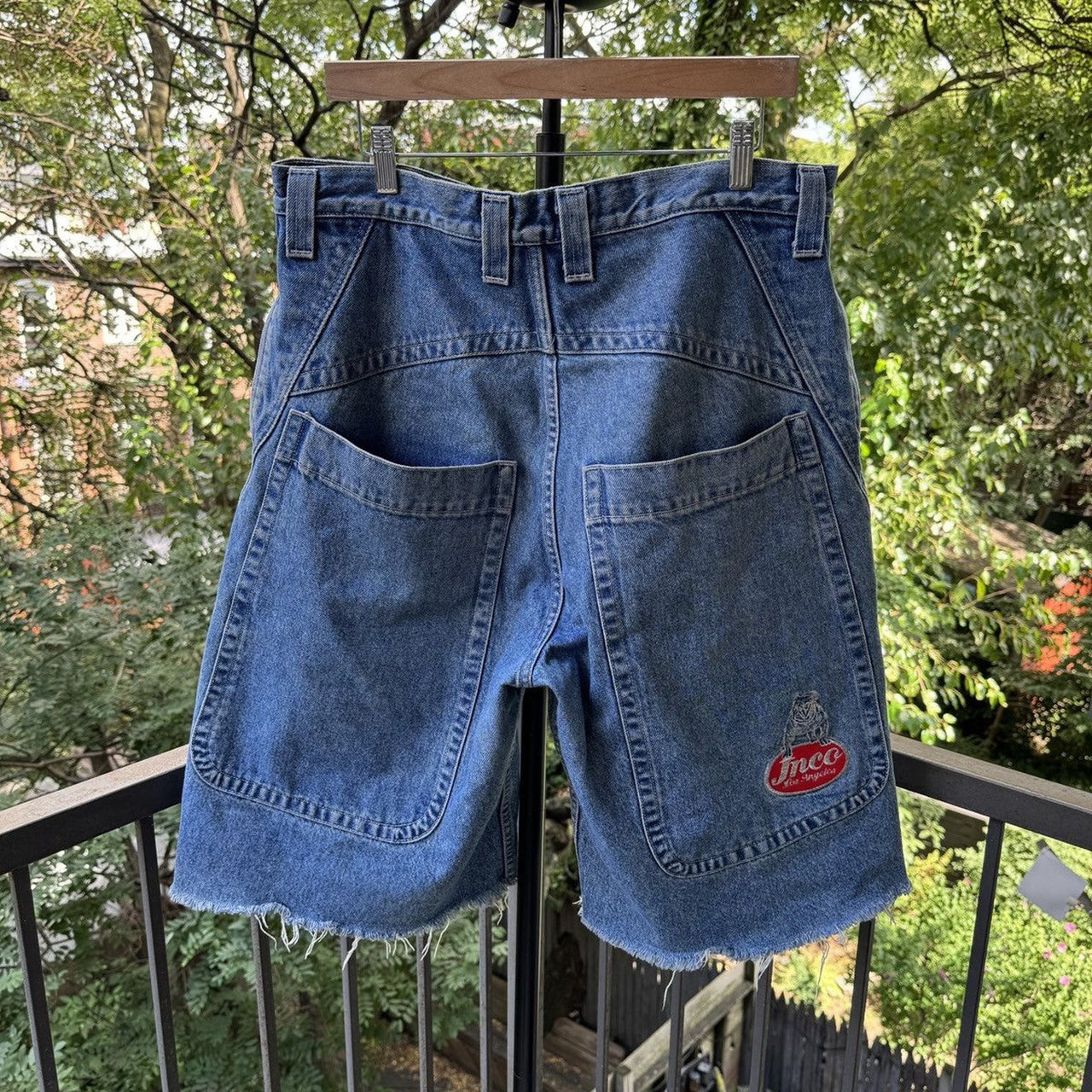 1990s Jnco Big Rig Denim Jean Shorts