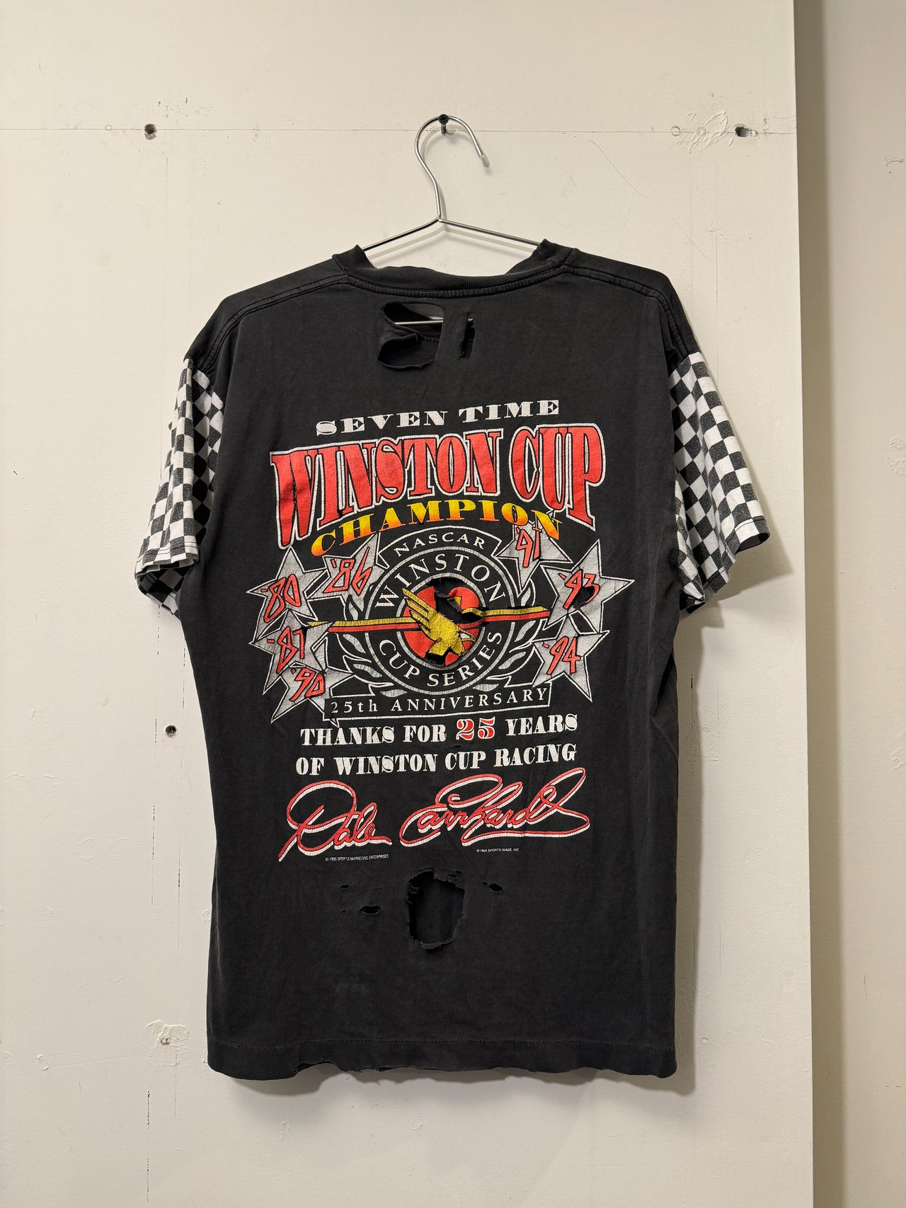 1990年代 NASCAR デイル・アーンハート 7回優勝 Tシャツ
