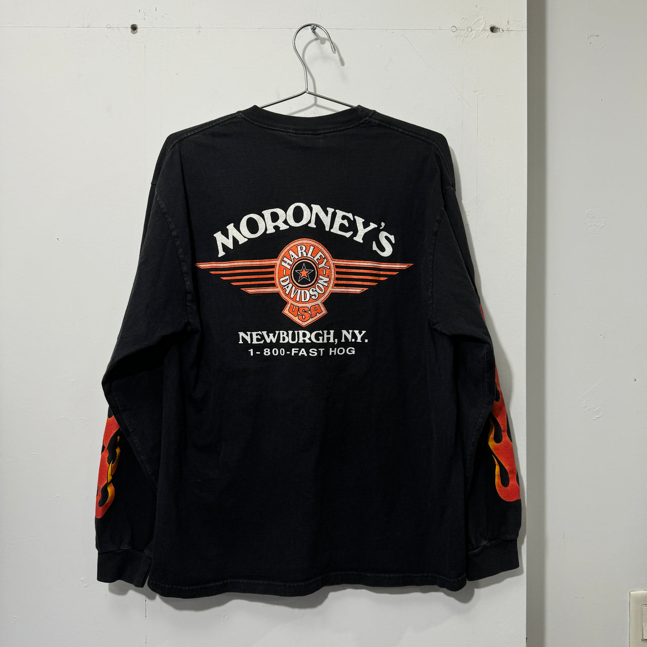 2000s Harley Davidson V-Twin Flame Longsleeve