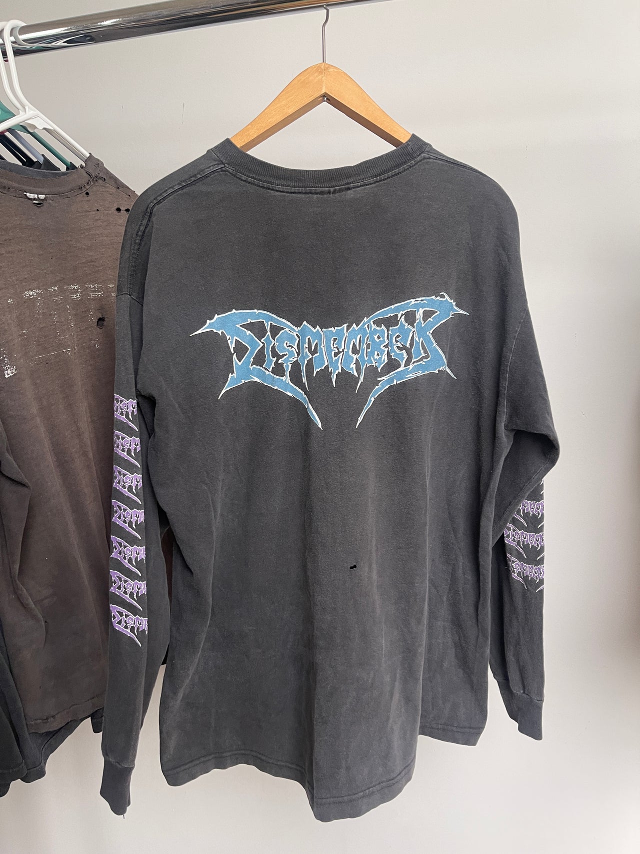 CAMISETA DE MANGA LARGA INDECENTE Y OBSCENA DE DISMEMBER DE LOS AÑOS 90