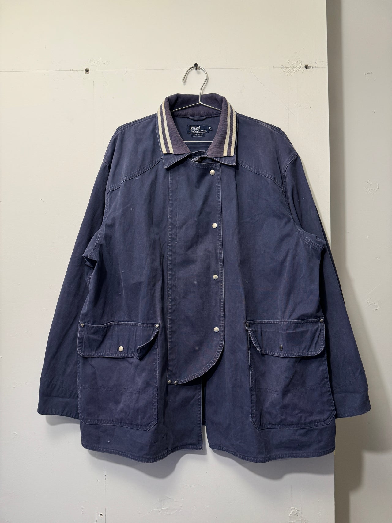 CHAQUETA DE BOMBERO DE LONA POLO RALPH LAUREN DE LOS AÑOS 80 Y 90