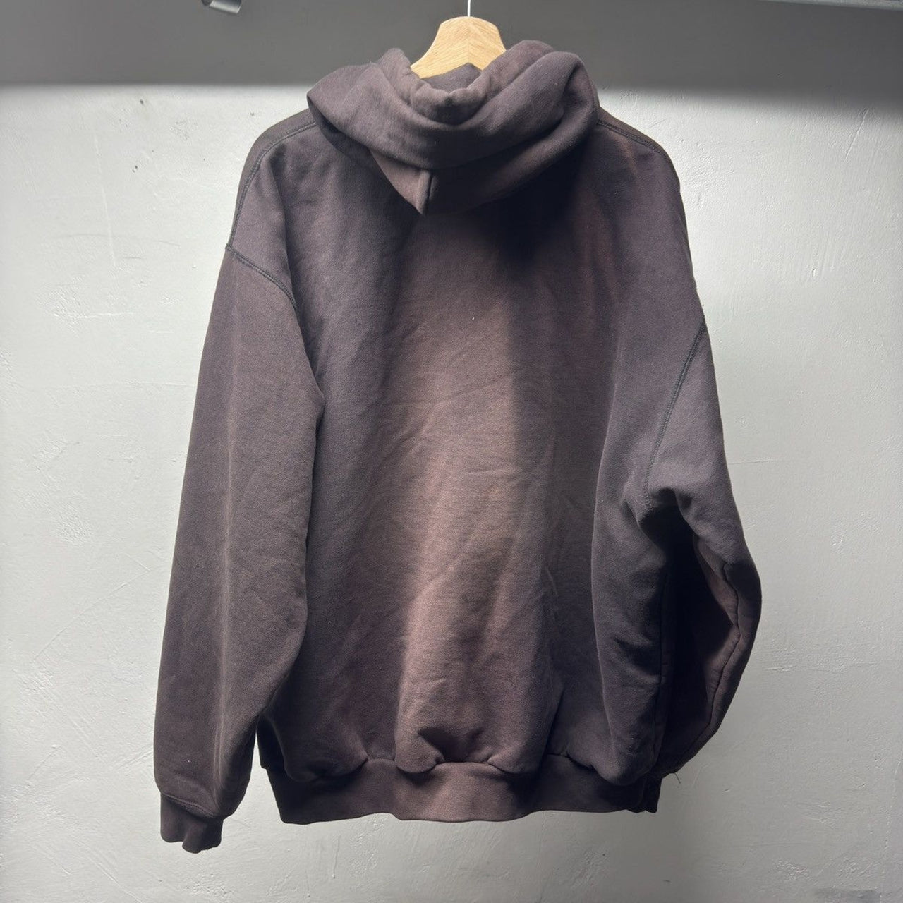 1990s Carhartt Thrashed Faded Distressed Thermal Lined Zip Up Hoodie