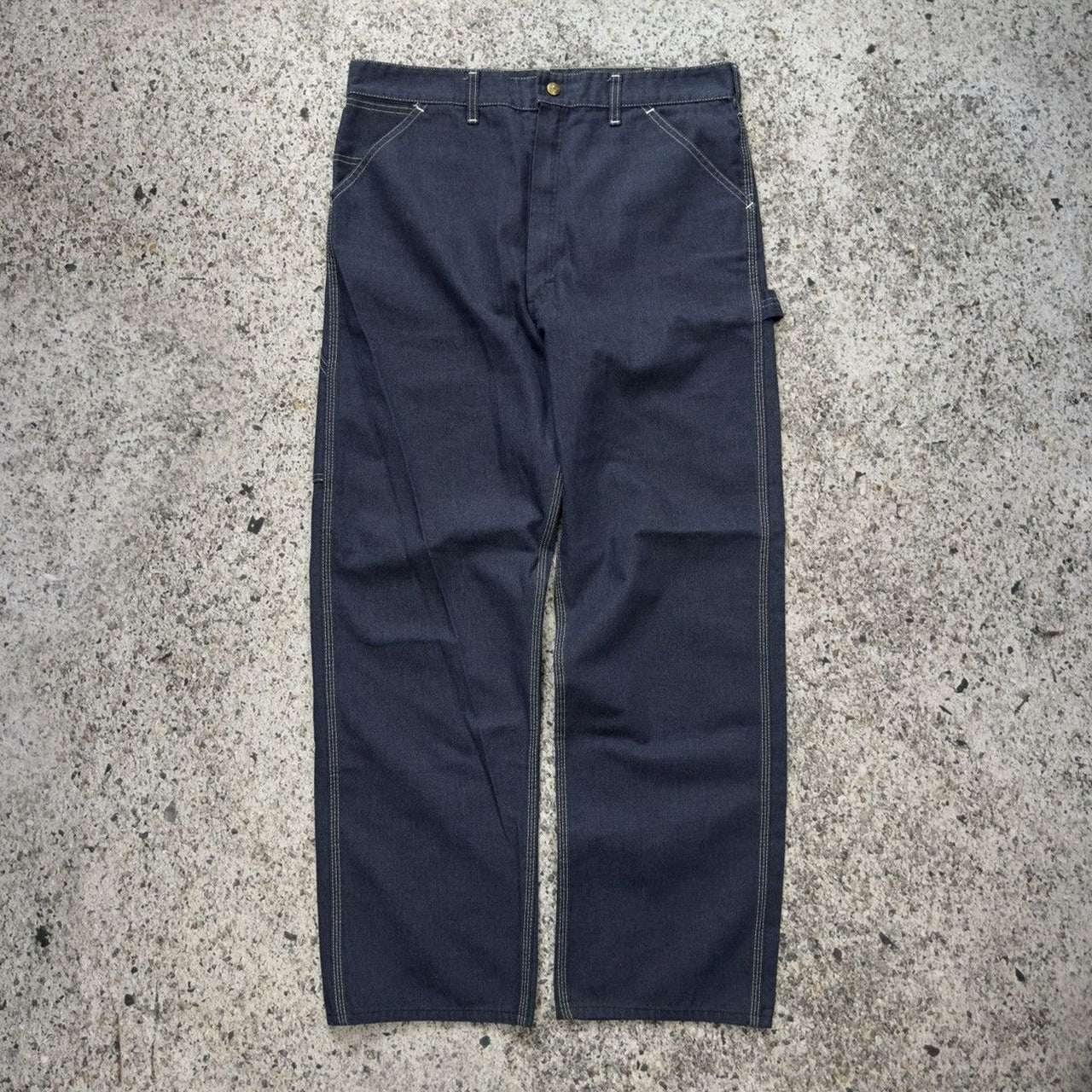 1980s Sears Denim Dungaree Carpenter Work Pants Jeans