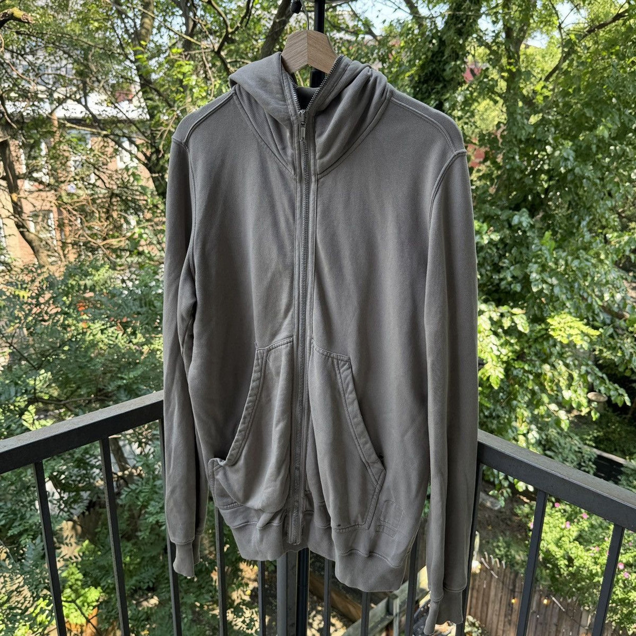 Rick Owens DRKSHDW Full Zip Gimp Hoodie DNA