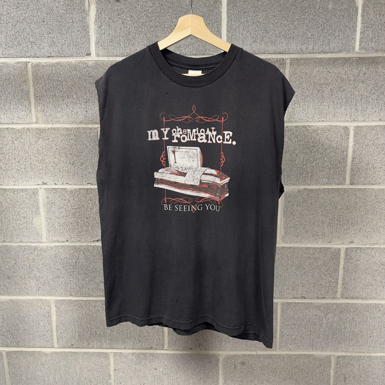 2000s My Chemical Romance Be Seeing You Cut Off Tee