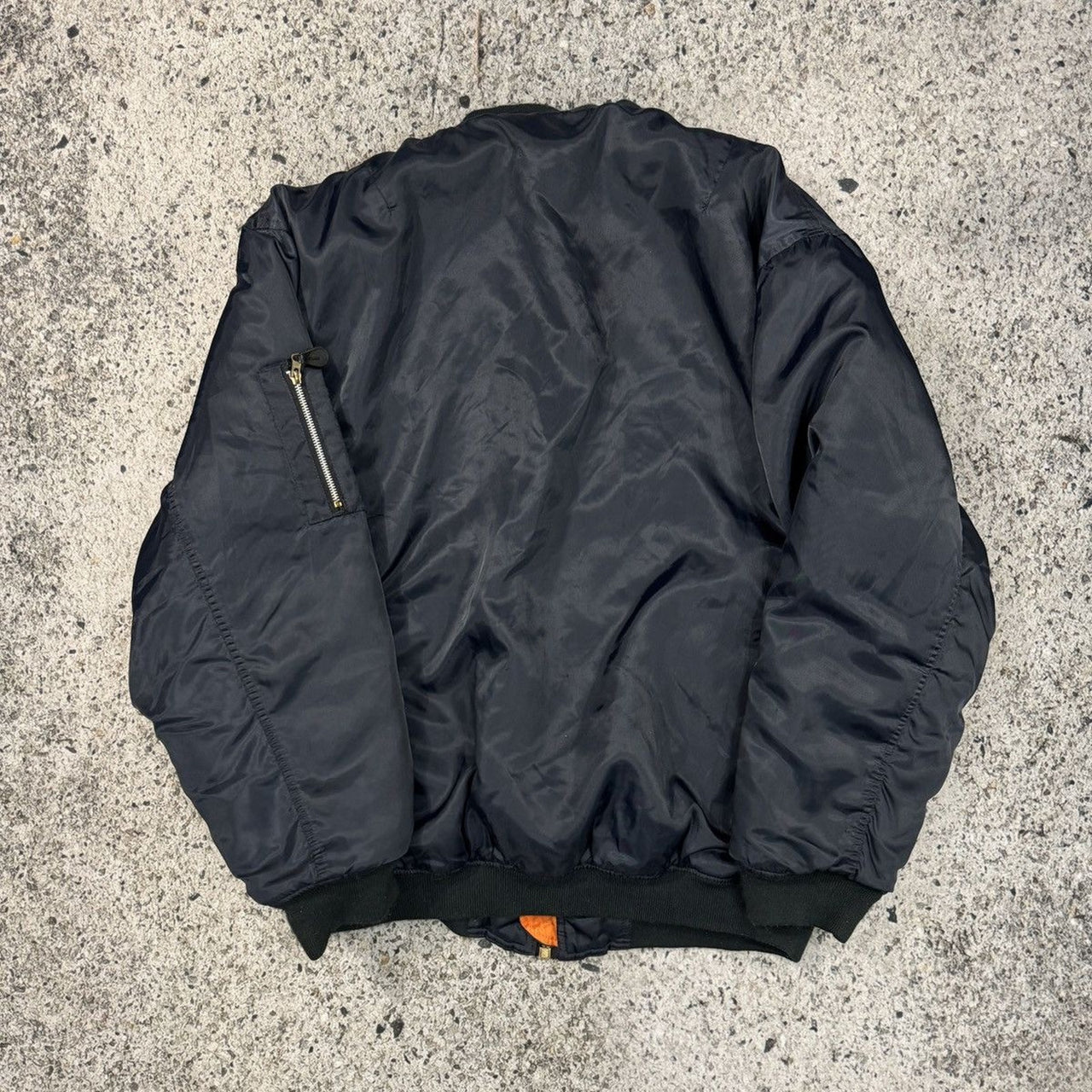 1980s Faded Reversible Oversized MA-1 Bomber Jacket