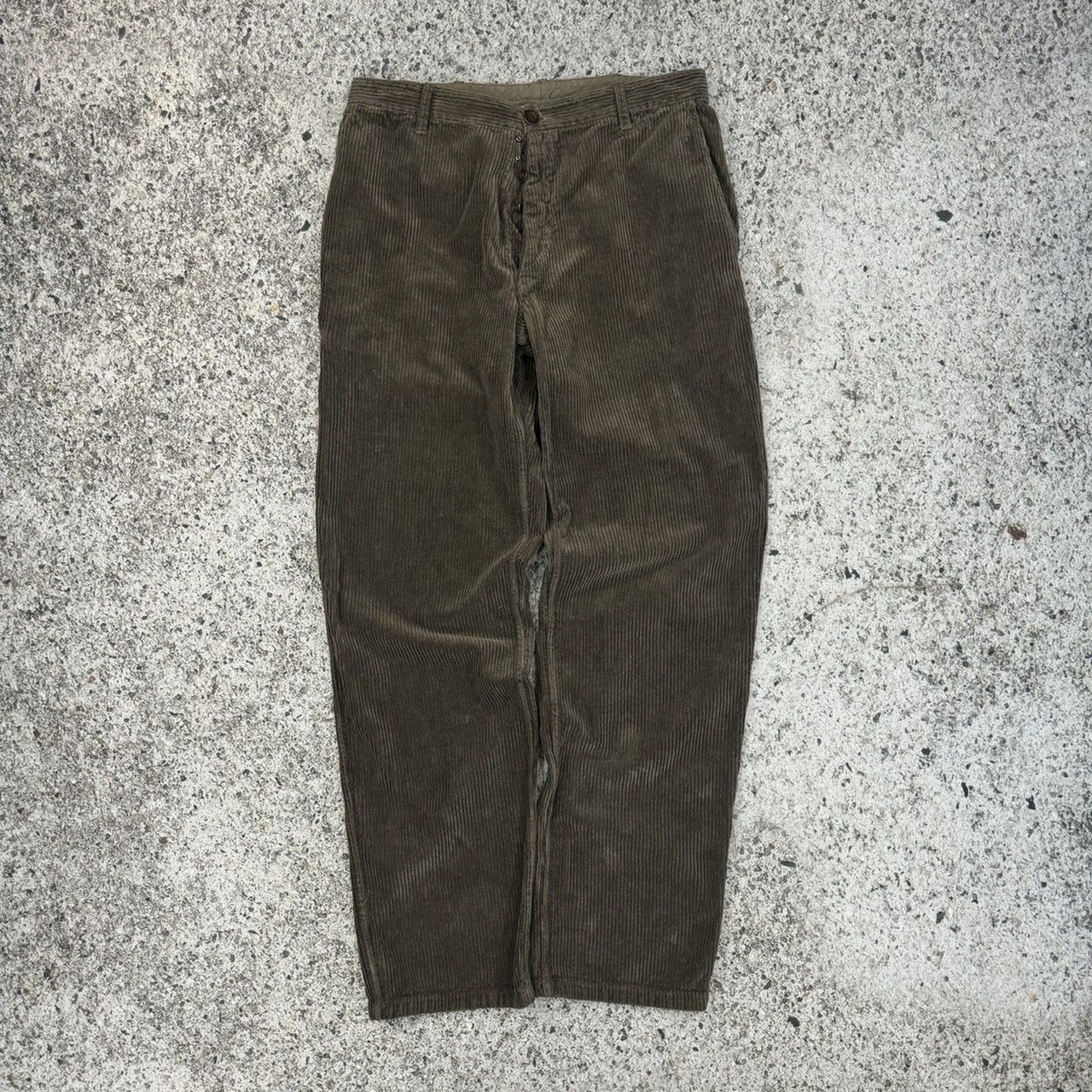 RICK OWENS OLMAR & MIRTA CORDUROY PANTS
