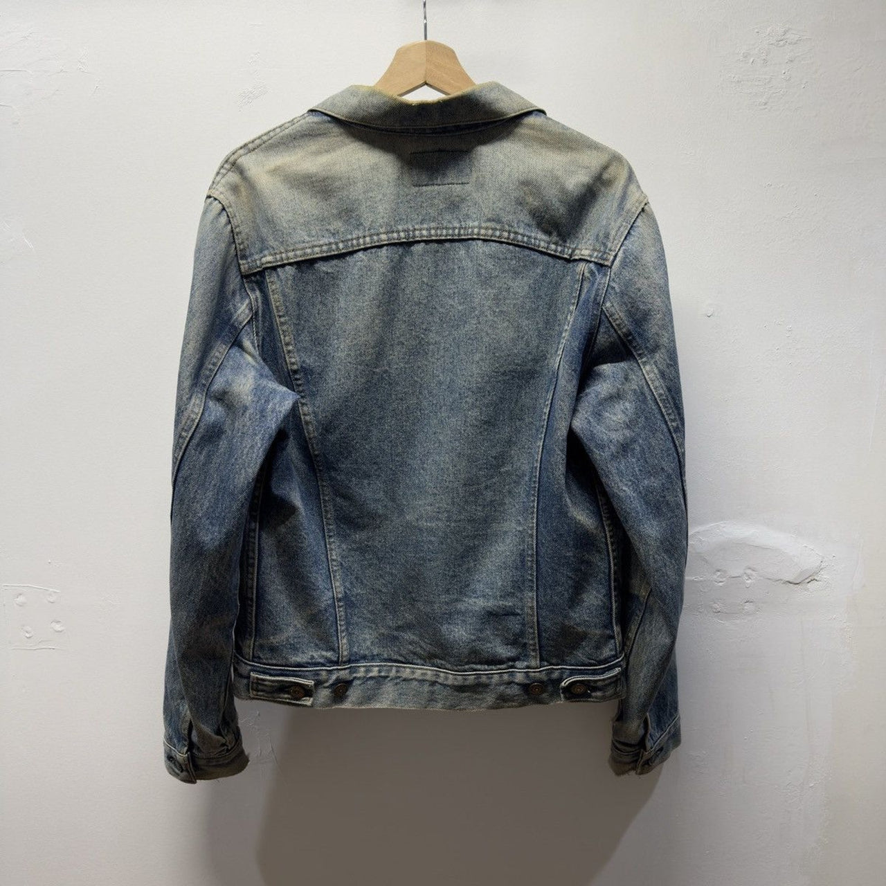 Vintage 1980s Levi's Faded Distressed Denim Trucker Jacket