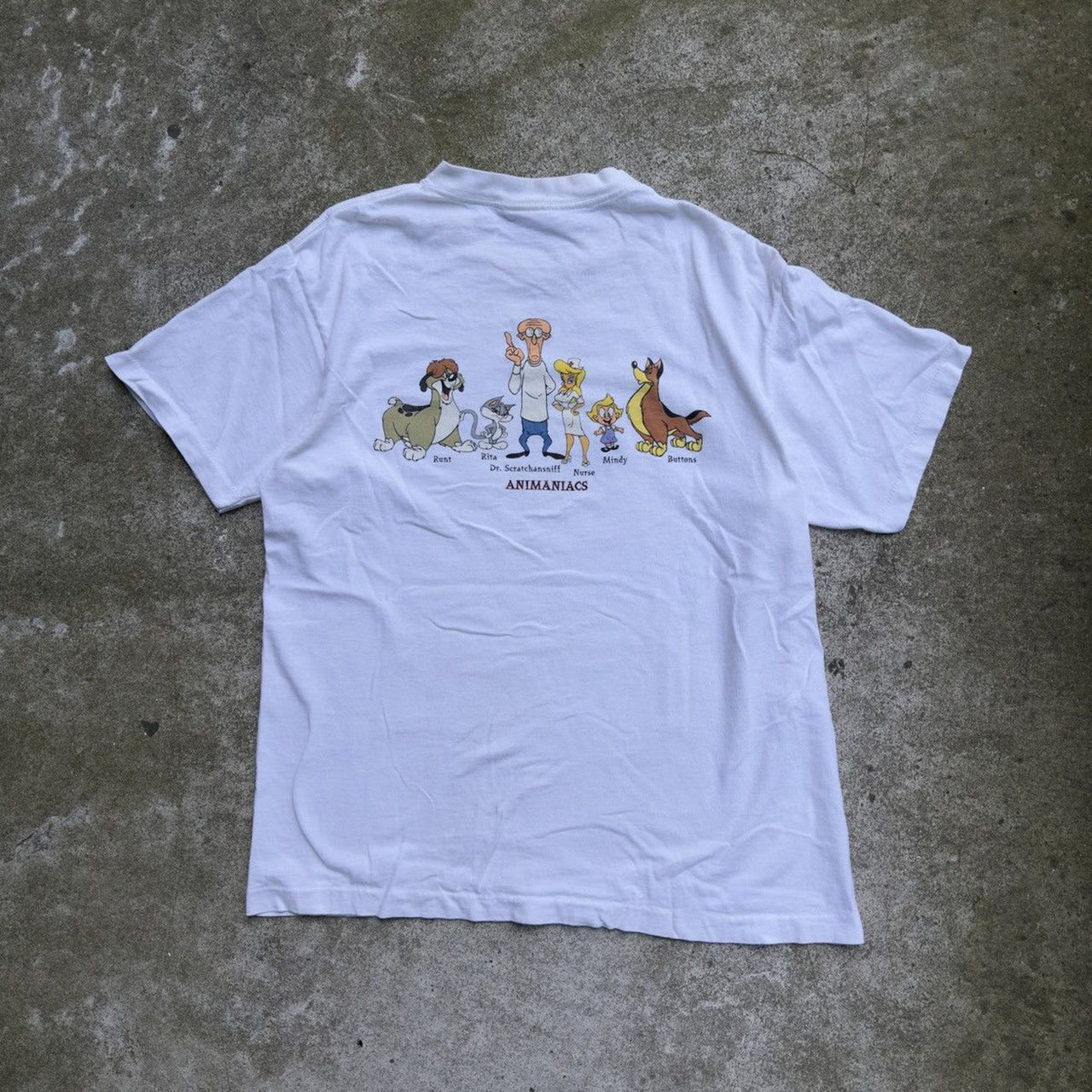 Camiseta con personajes de Disney Animaniacs de los años 90