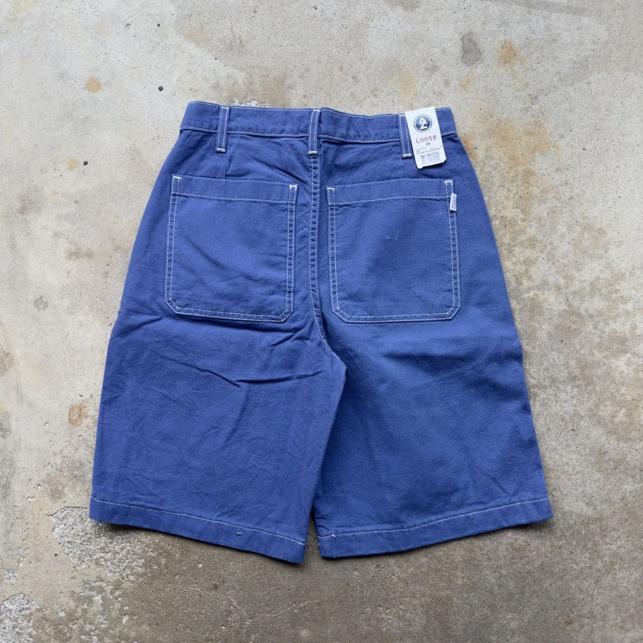 Pantalones cortos holgados de lona y algodón Arizona de la década de 2000