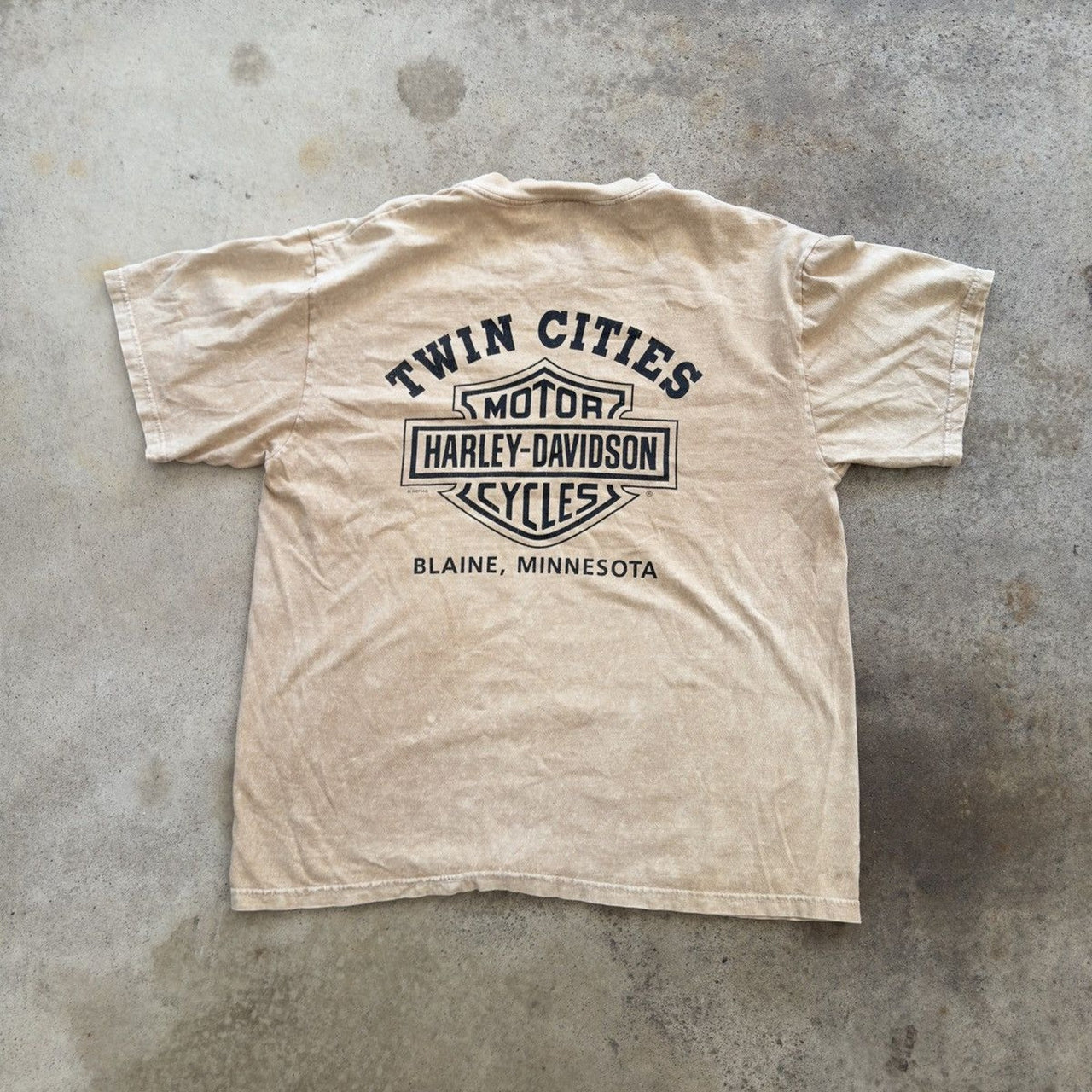 1990s Harley Davidson Faded Eagle Tee