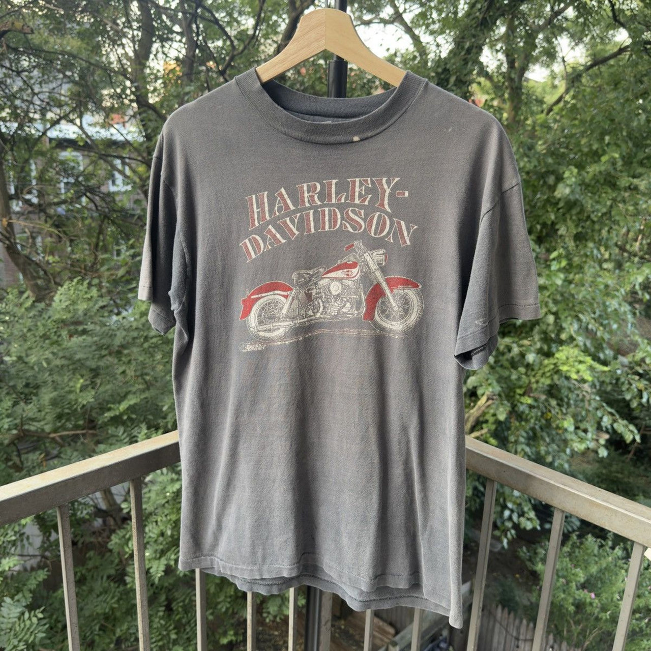 1980s Harley Davidson Faded Biker Tee