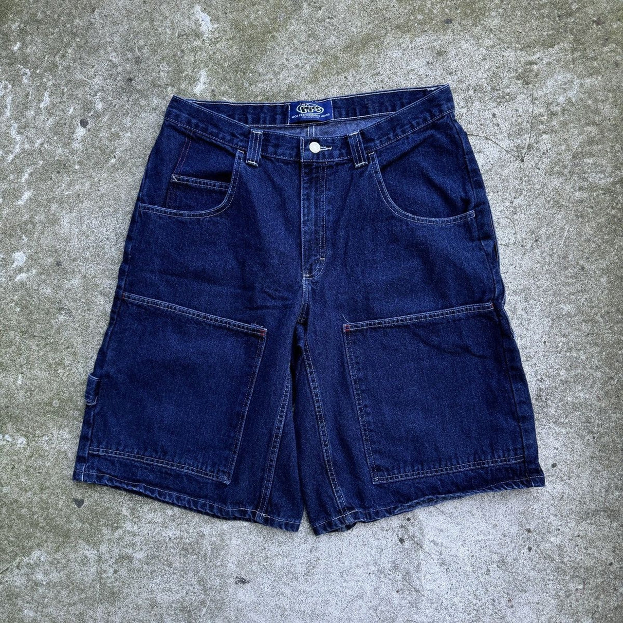 1990s Lee Pipes BMX Baggy Denim Skater Jean Shorts Jorts