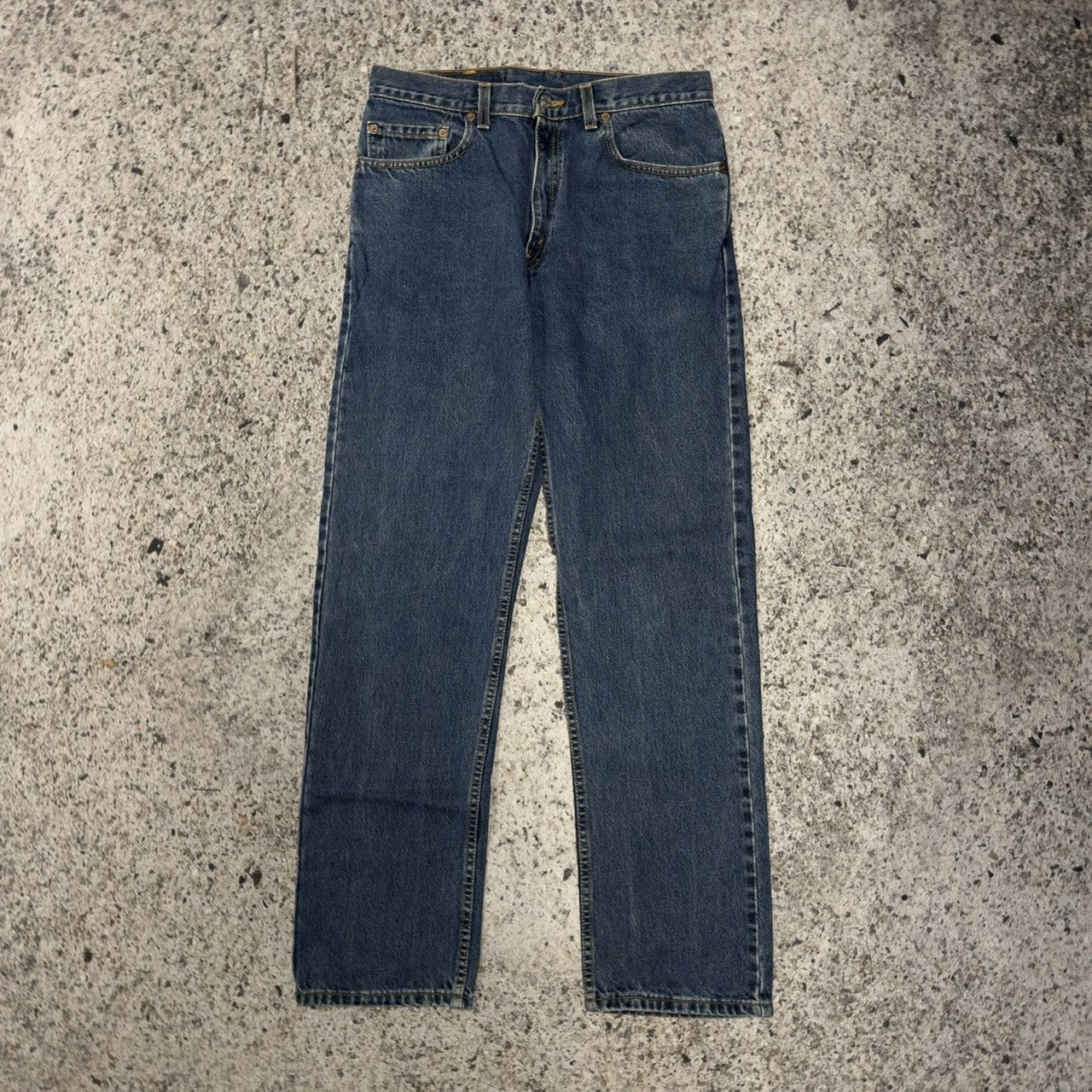 Vaqueros Levi's 505 de lavado oscuro, año 2001