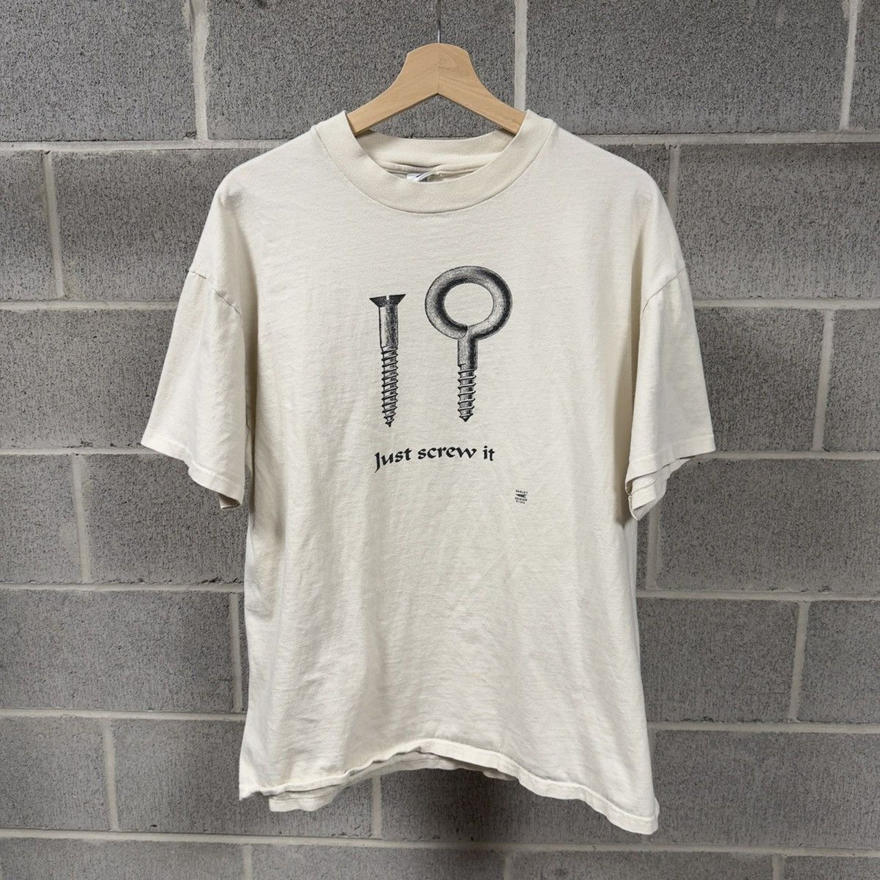 1990s Faded Just Screw It Tool Tee